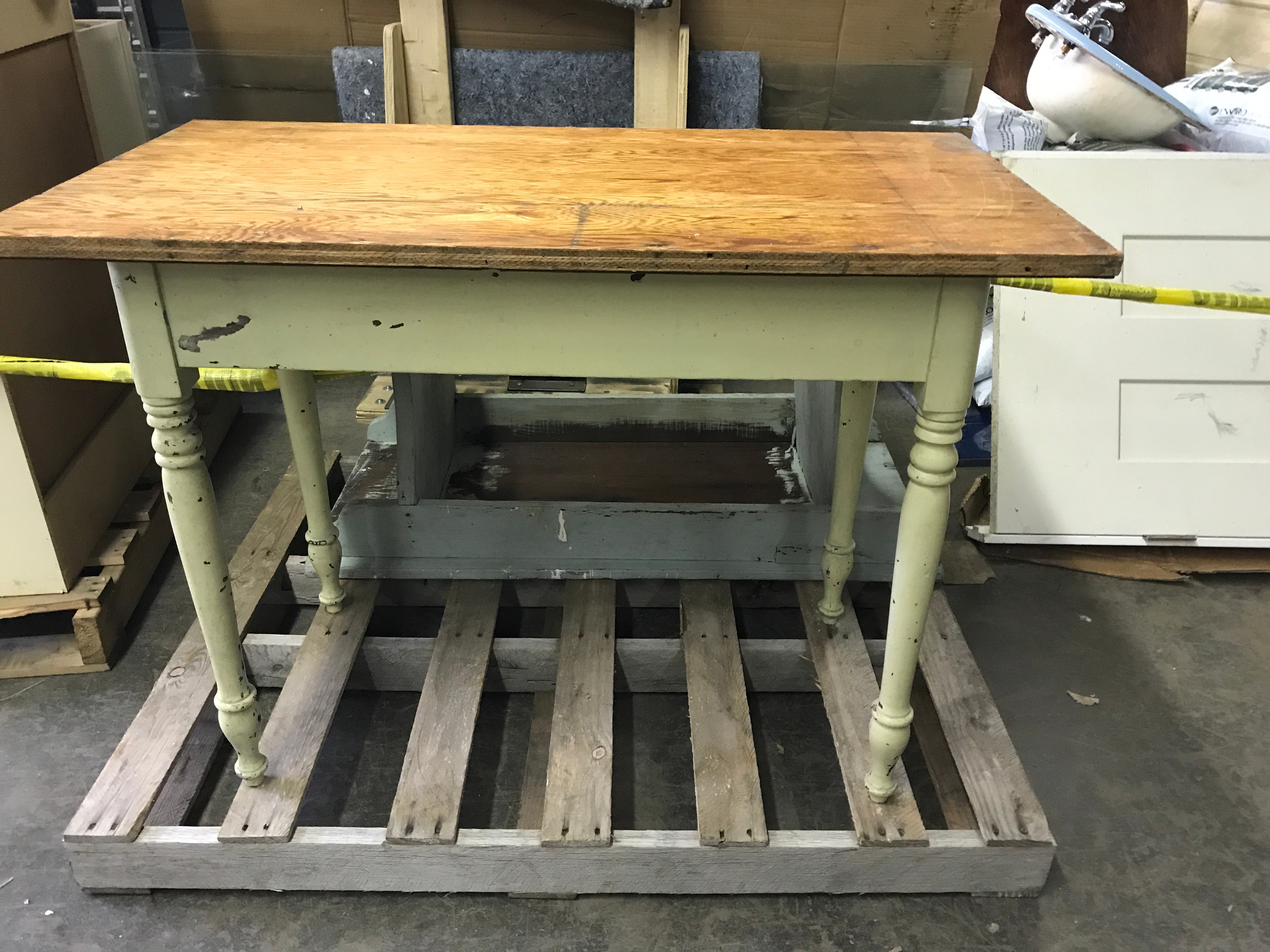 Wood Table 21 1/4” x 40”