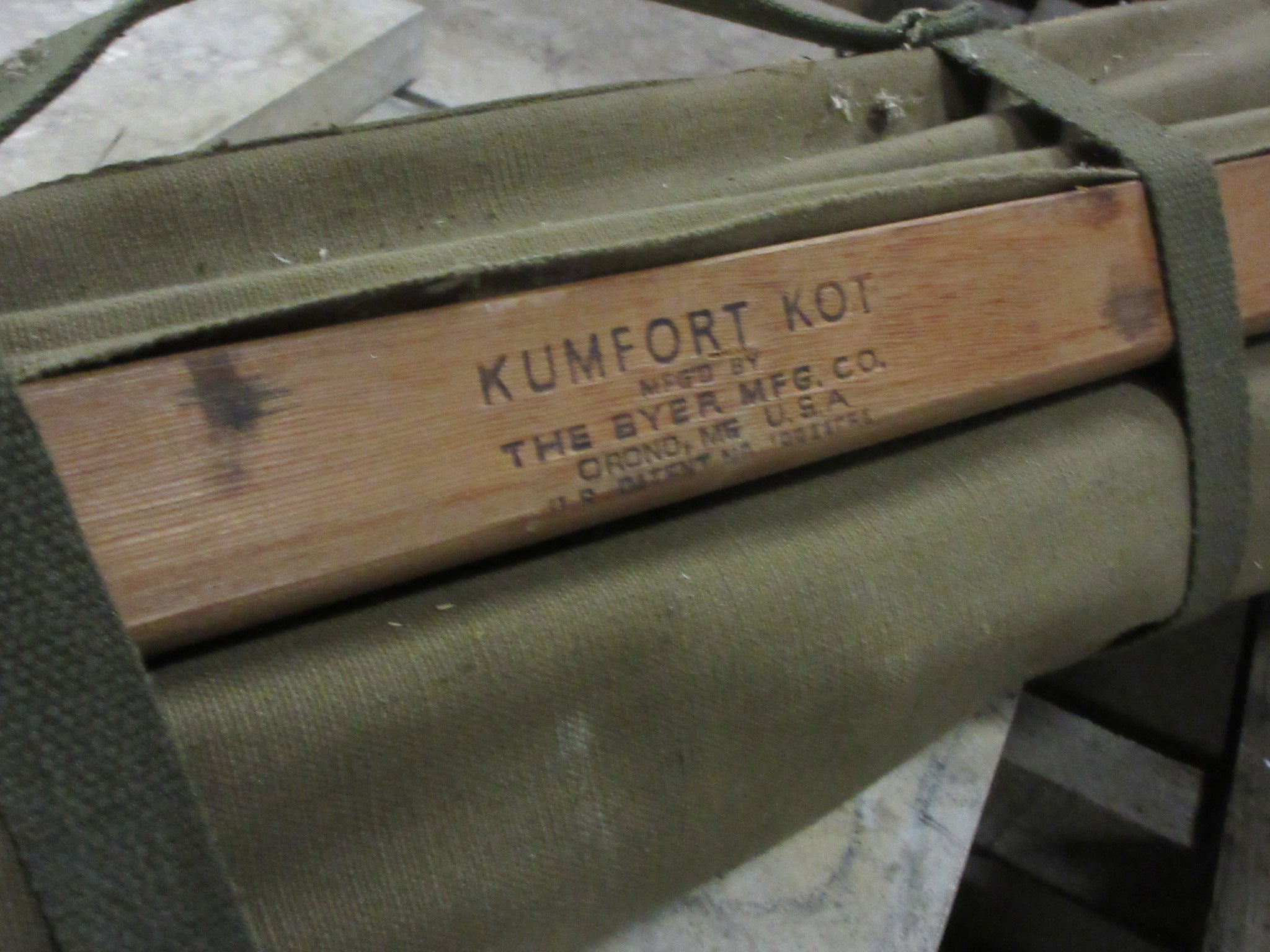 Vintage Canvas Kumfort Kot