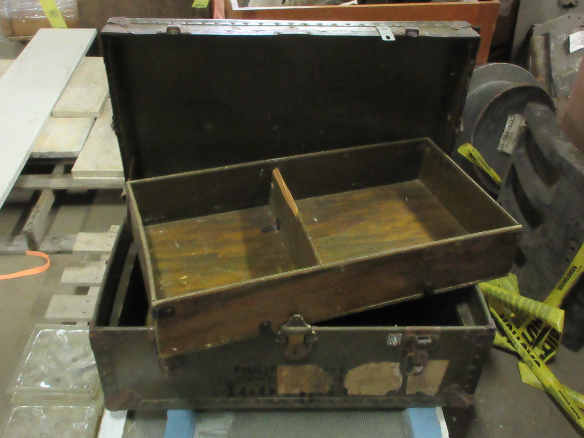 Vintage Military Trunk