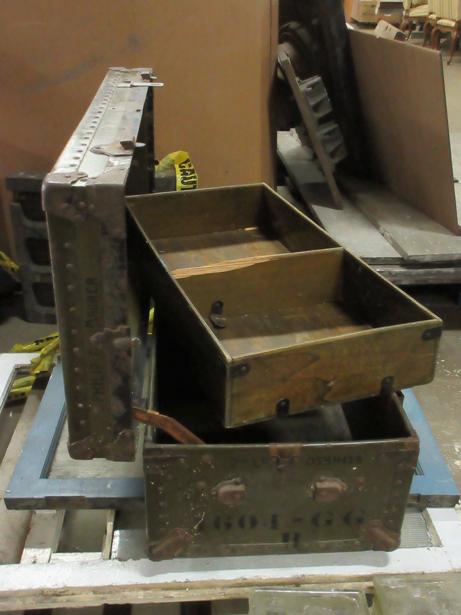 Vintage Military Trunk