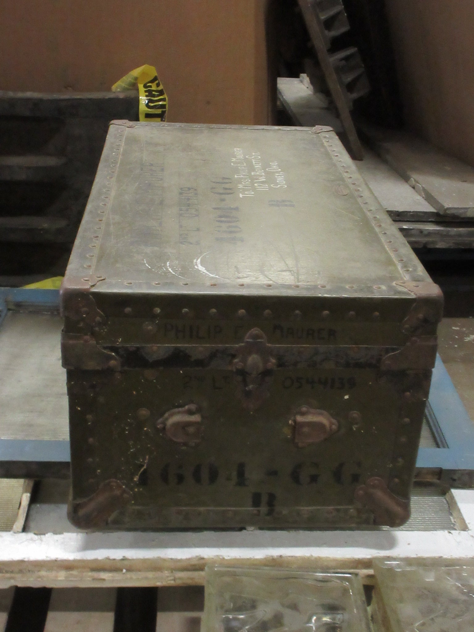 Vintage Military Trunk