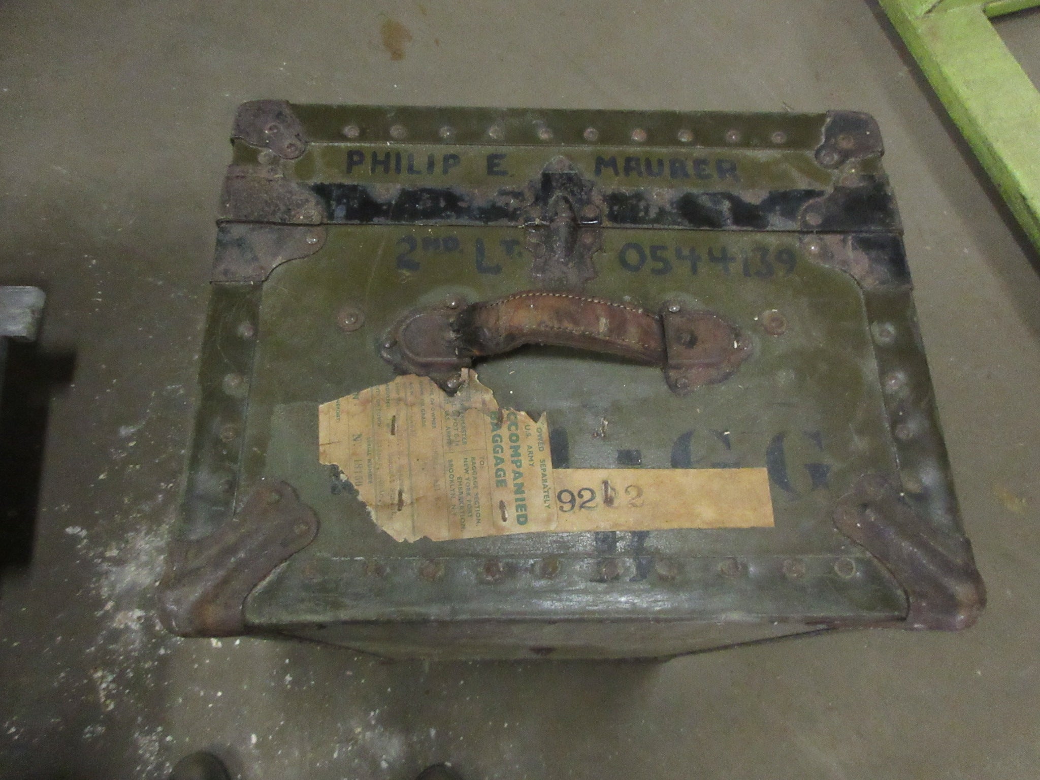 Vintage Military Trunk