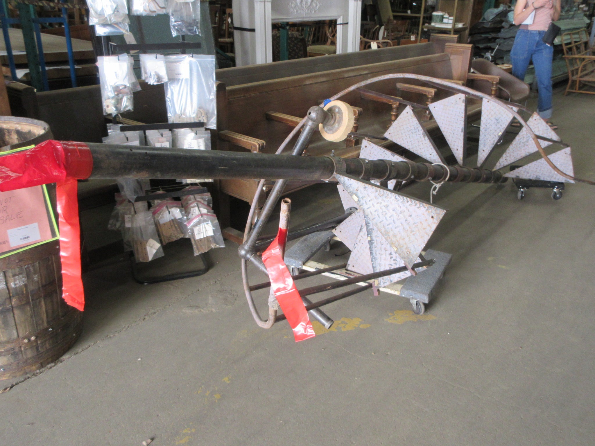 12' Metal Spiral Staircase (11 steps)