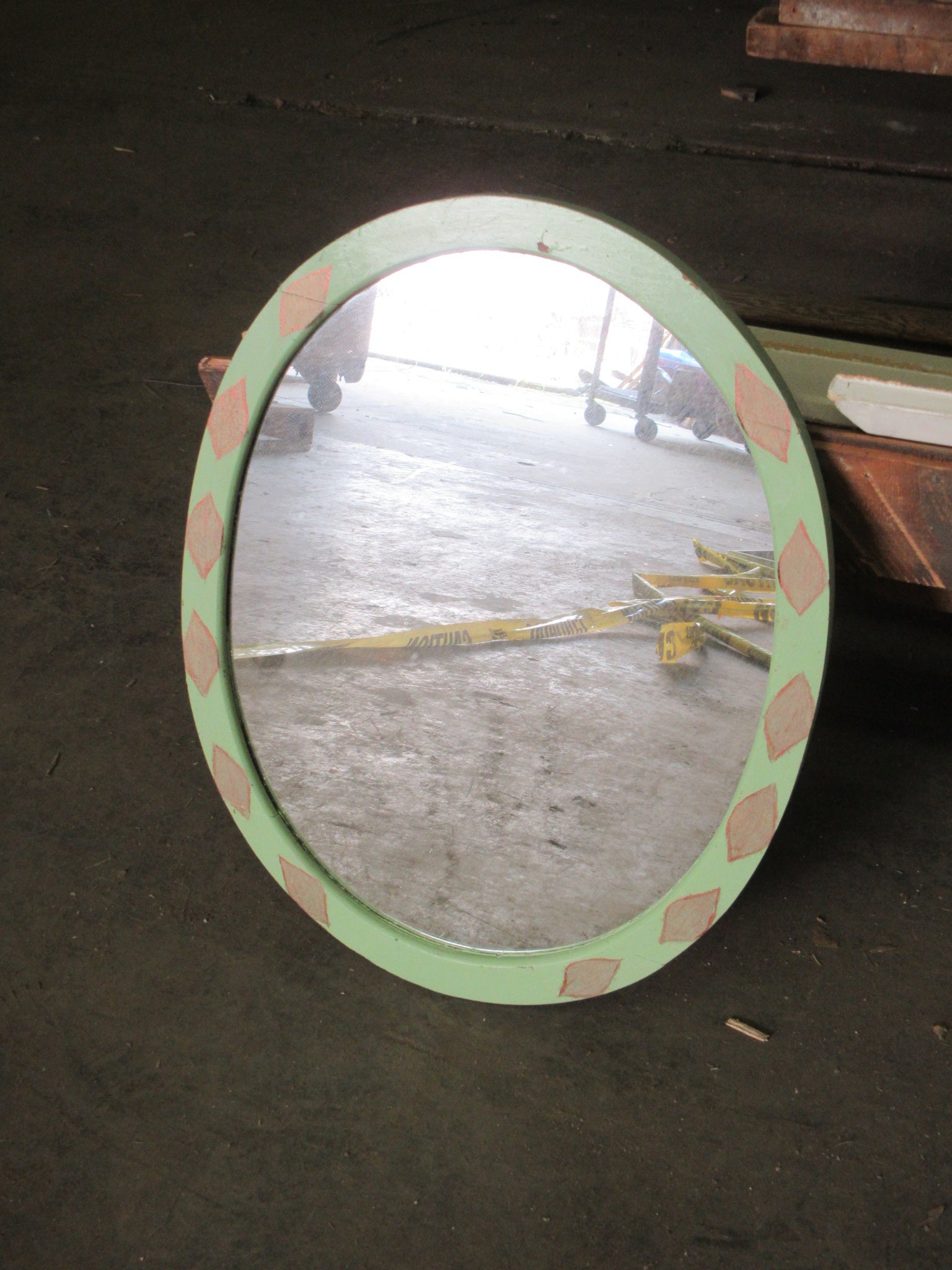 Leaf Detail Wall Mirror