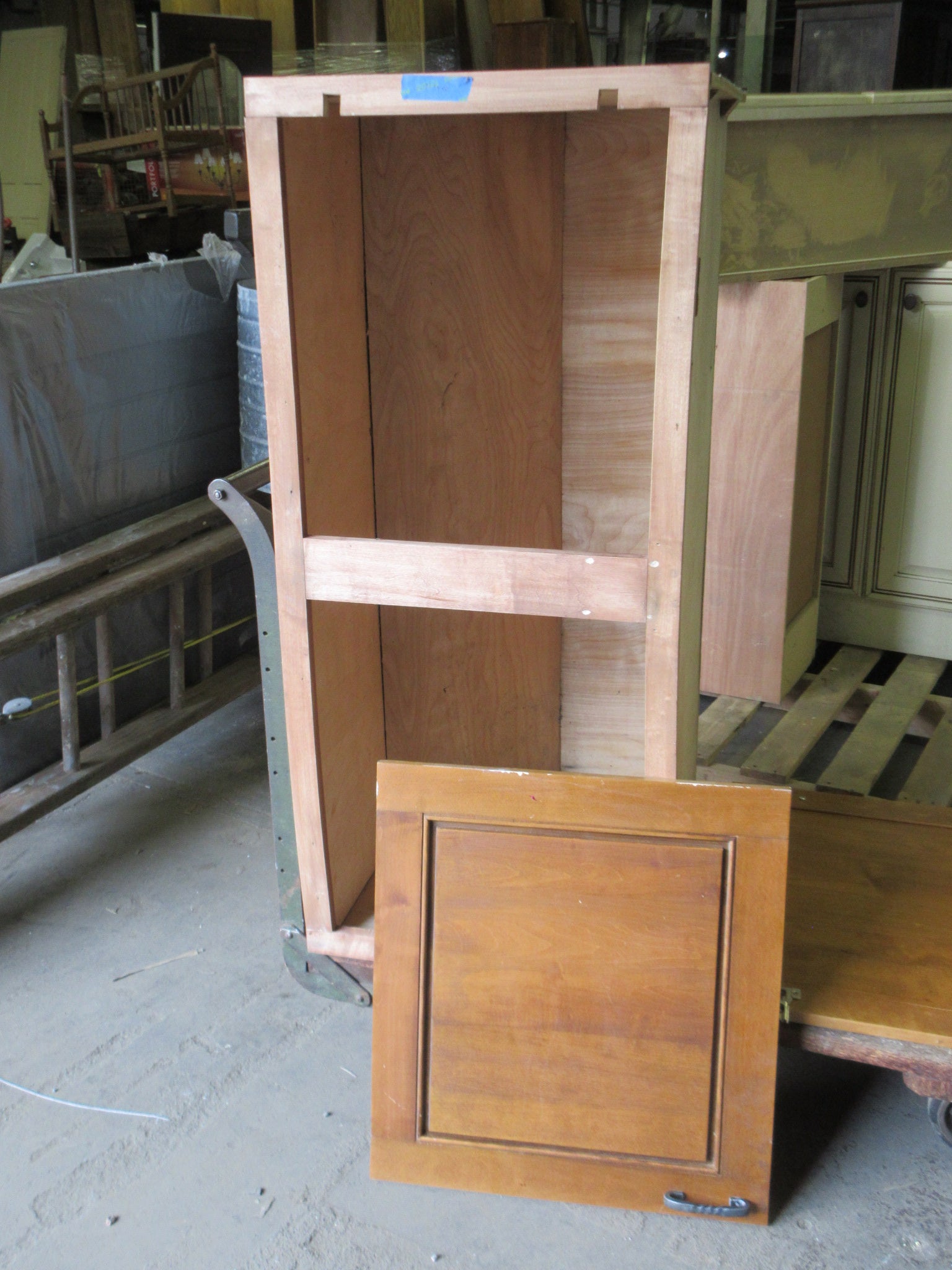 Custom Slope Top Cabinet with Doors