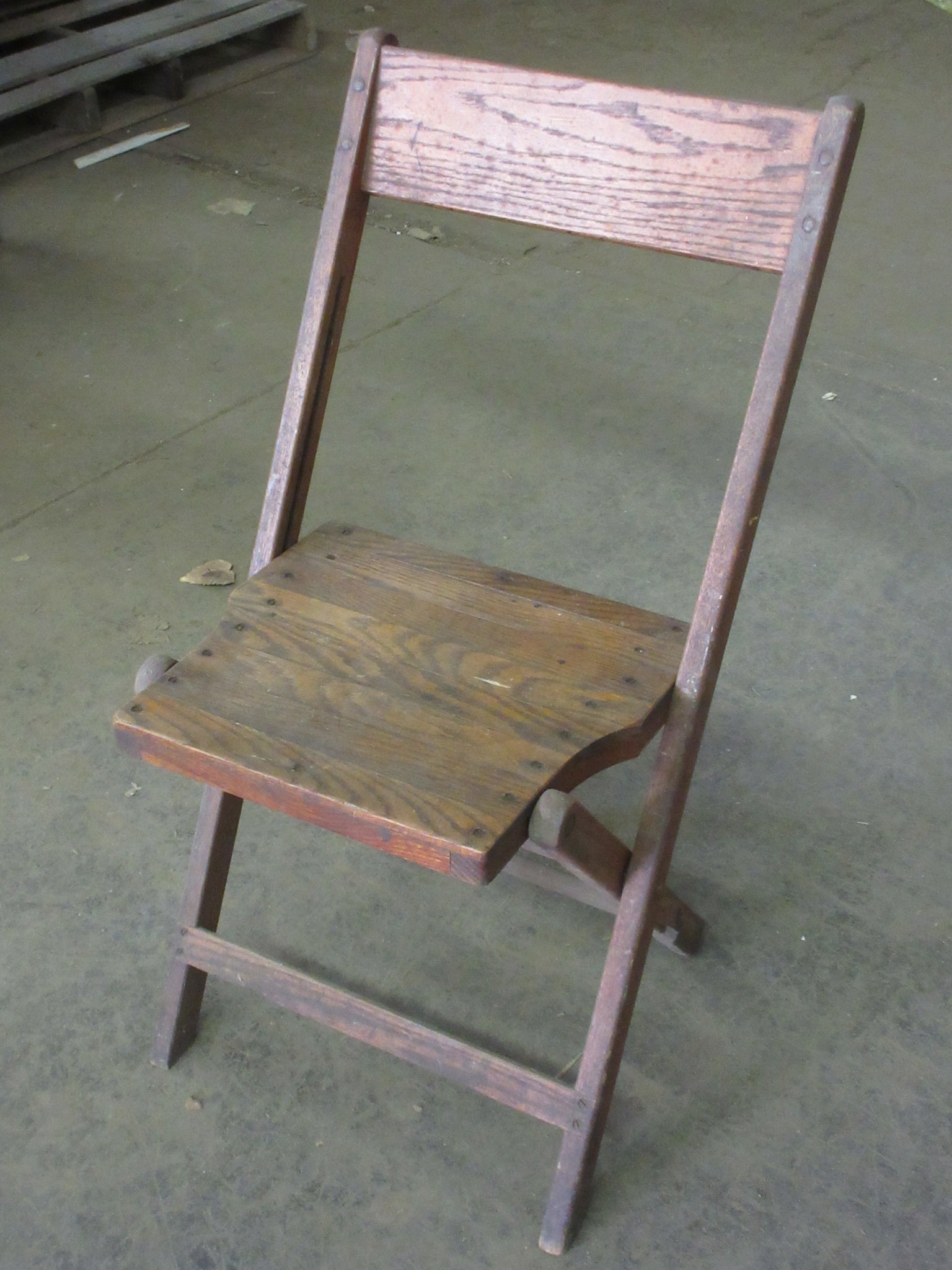 Vintage Folding Wooden Chair