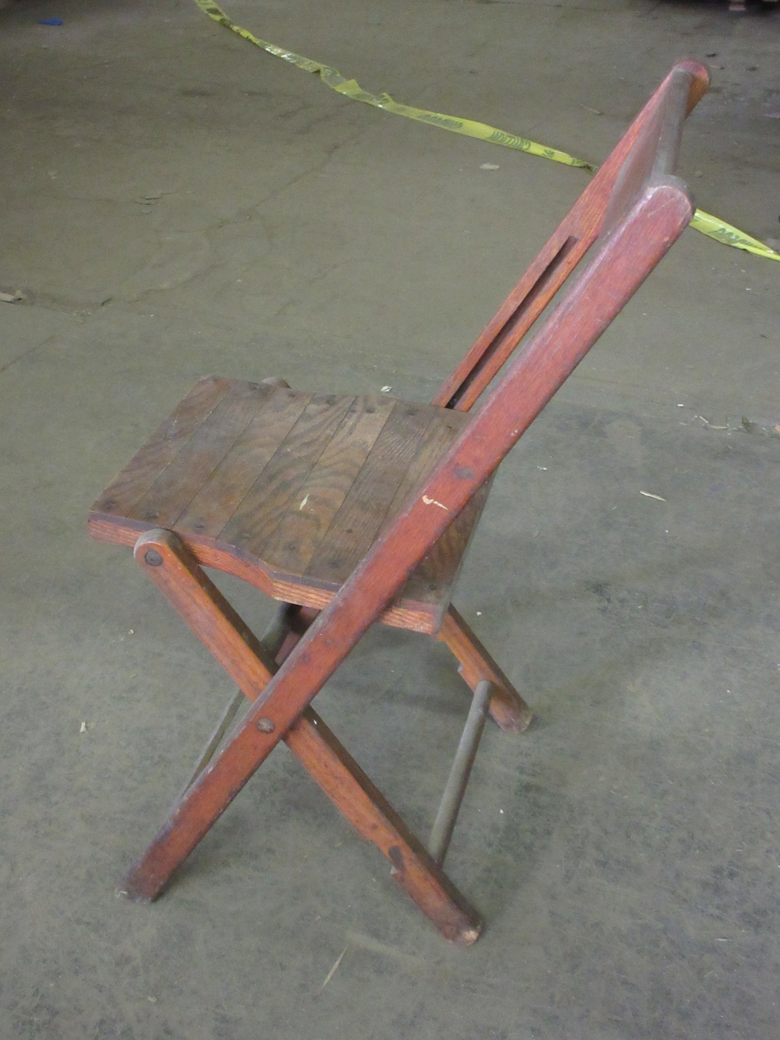 Vintage Folding Wooden Chair