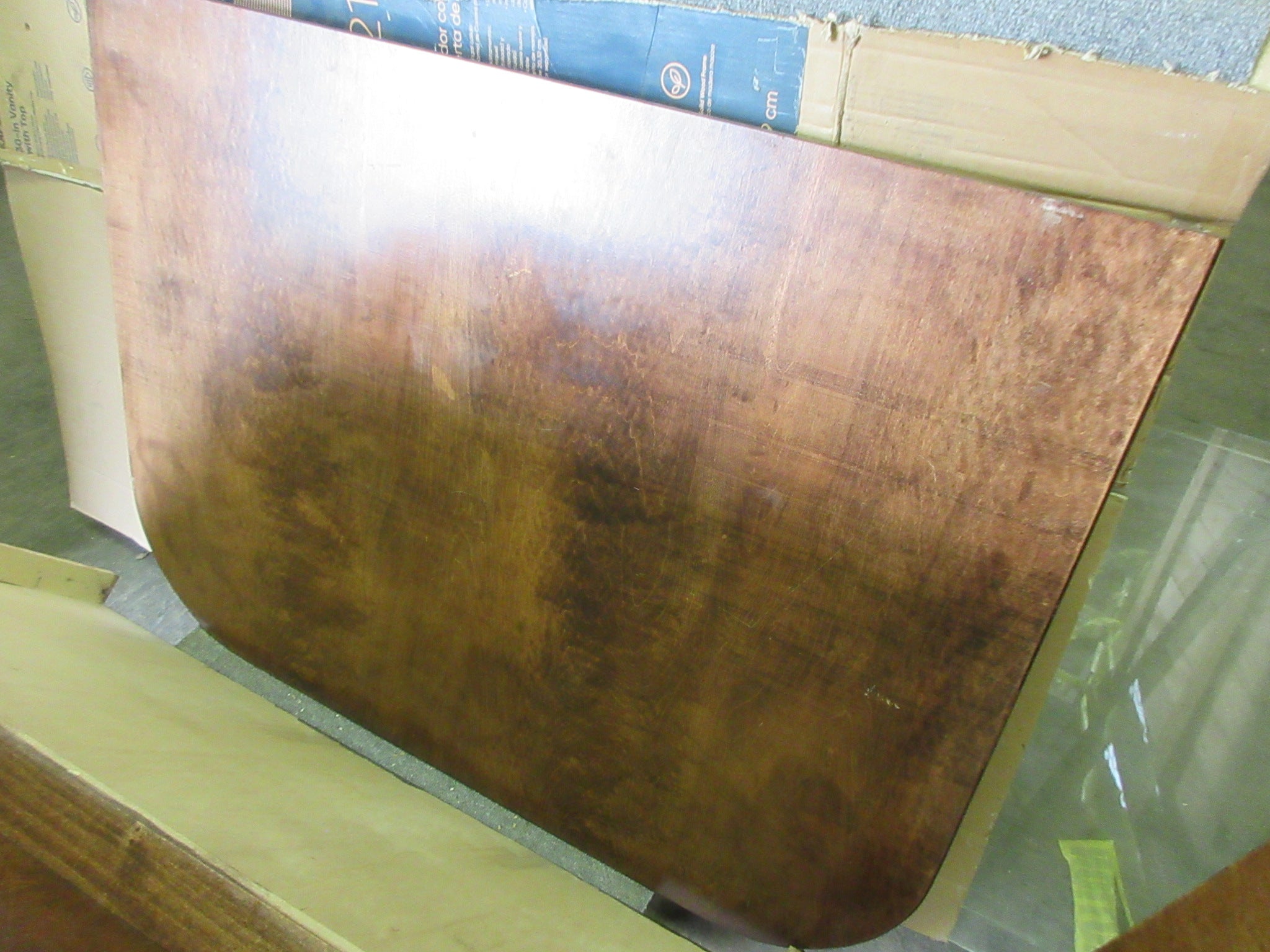 Wooden Table Top with 24" Leaf (Three Pieces)