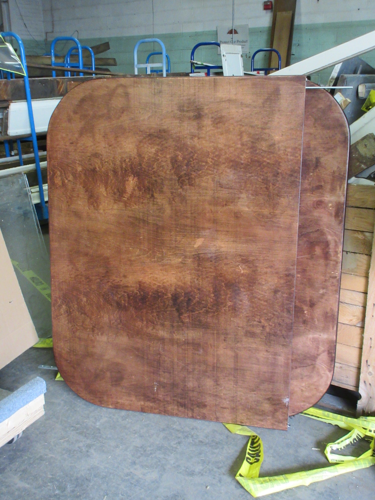 Wooden Table Top with 24" Leaf (Three Pieces)