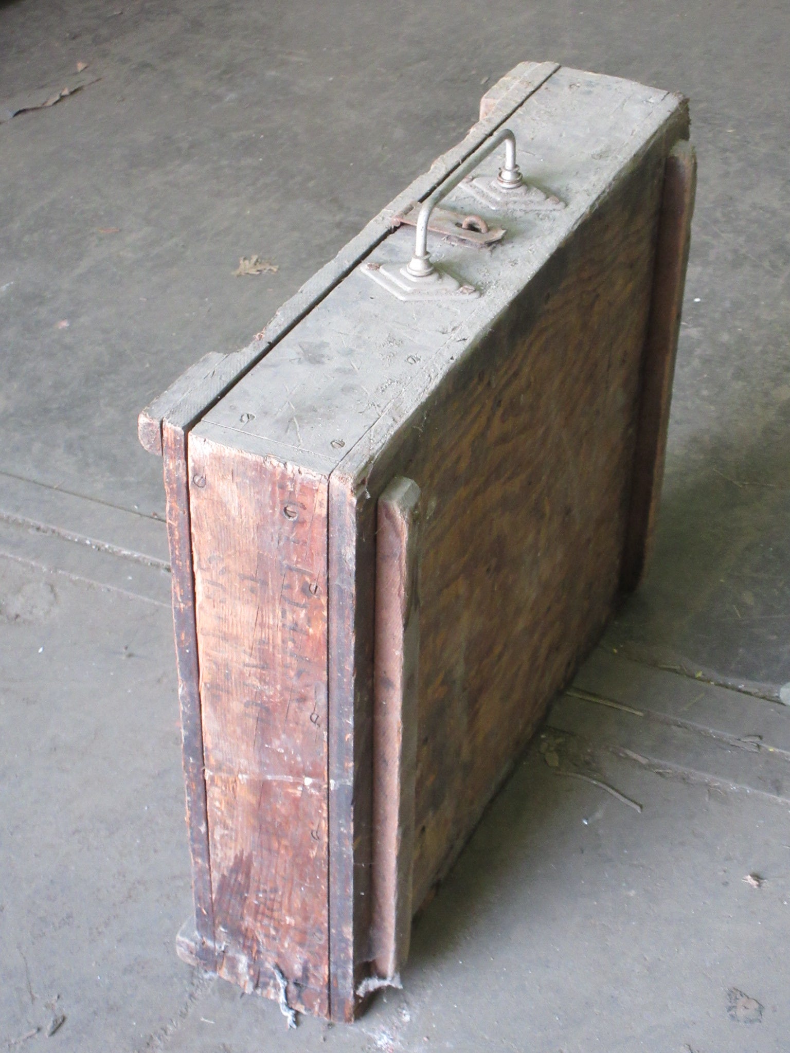 Vintage Wooden Suitcase Box
