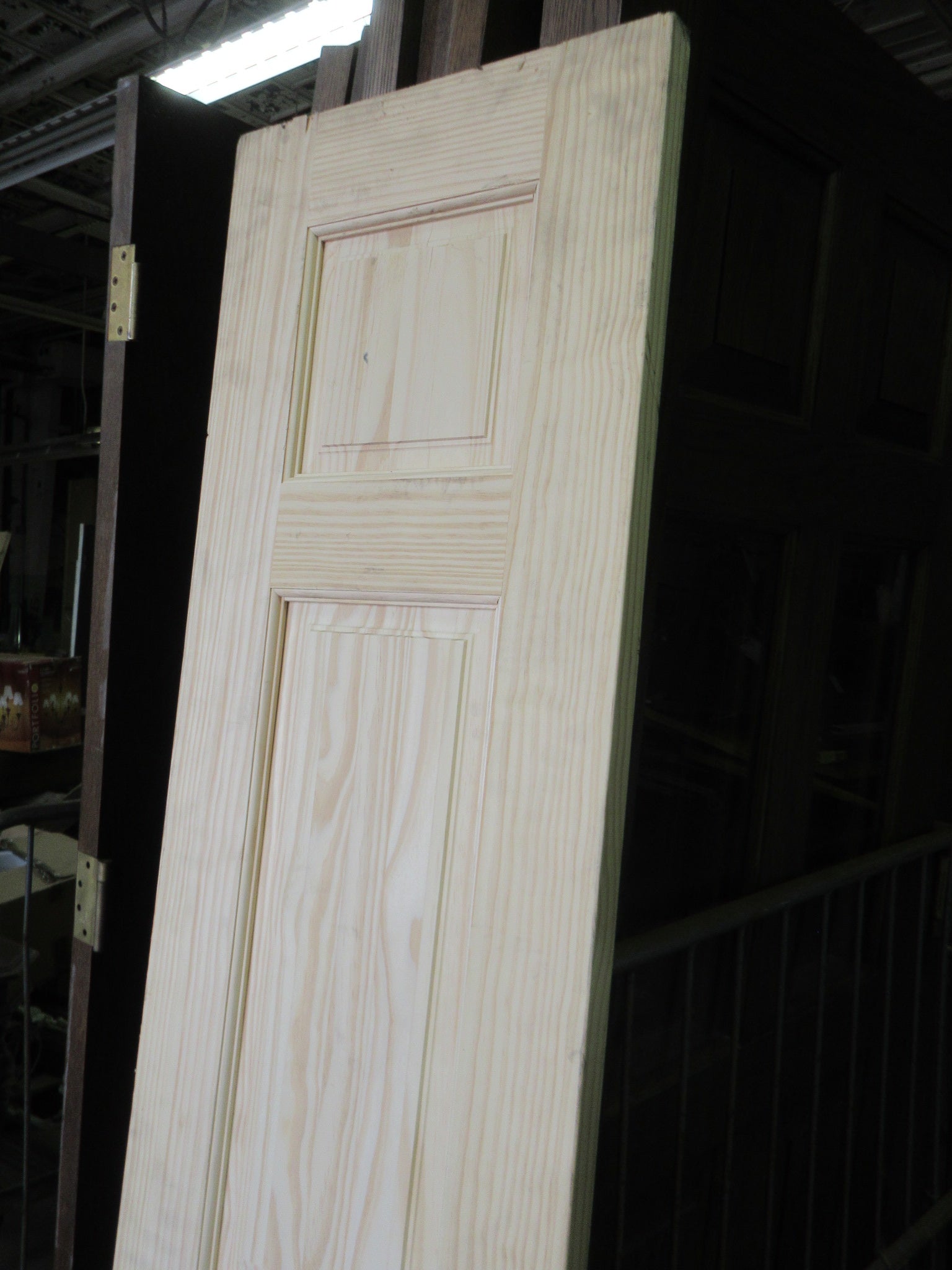 Unfinished Paneled Wood Door 18"
