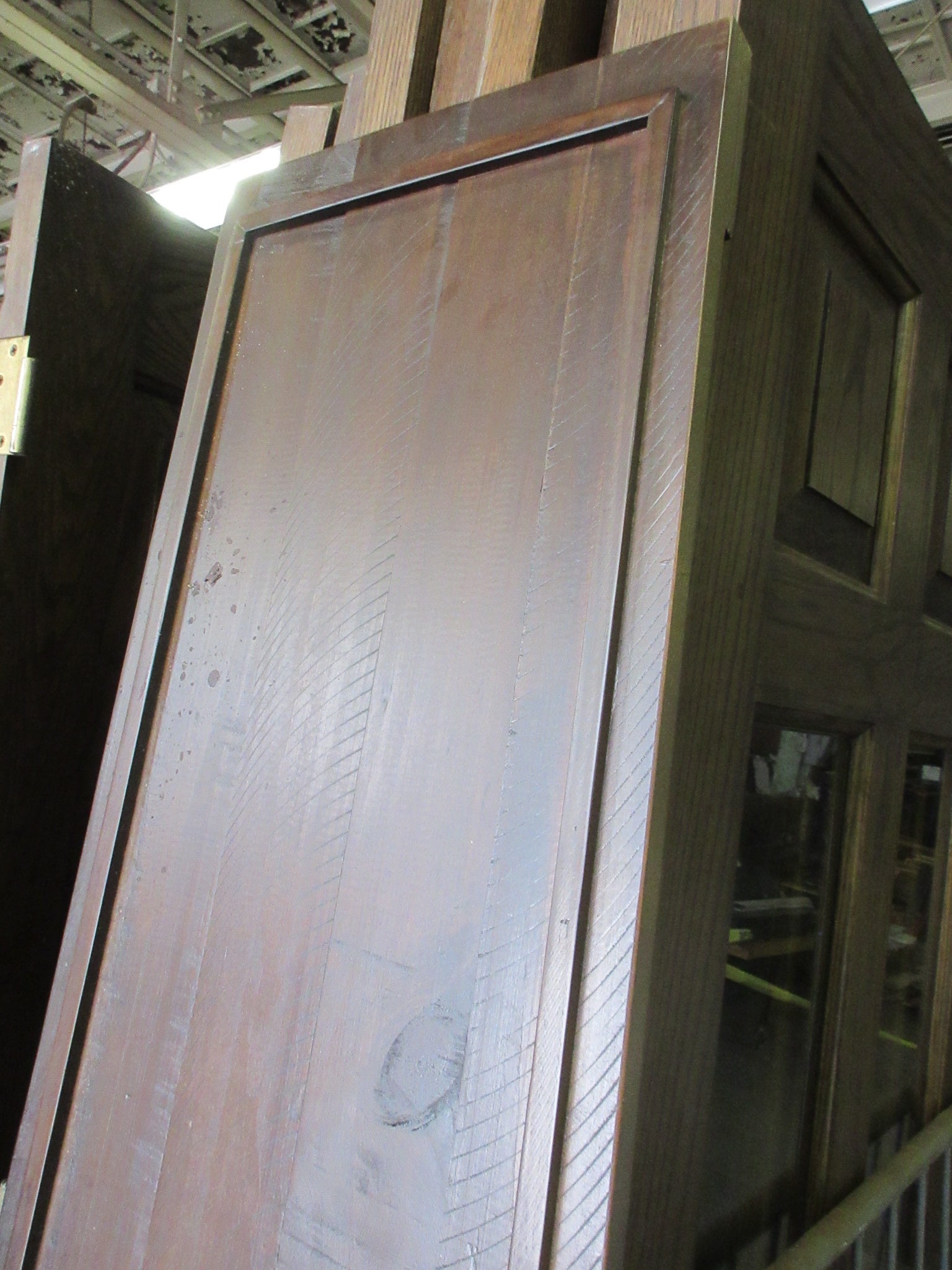 Single Panel Sheet Wood Section