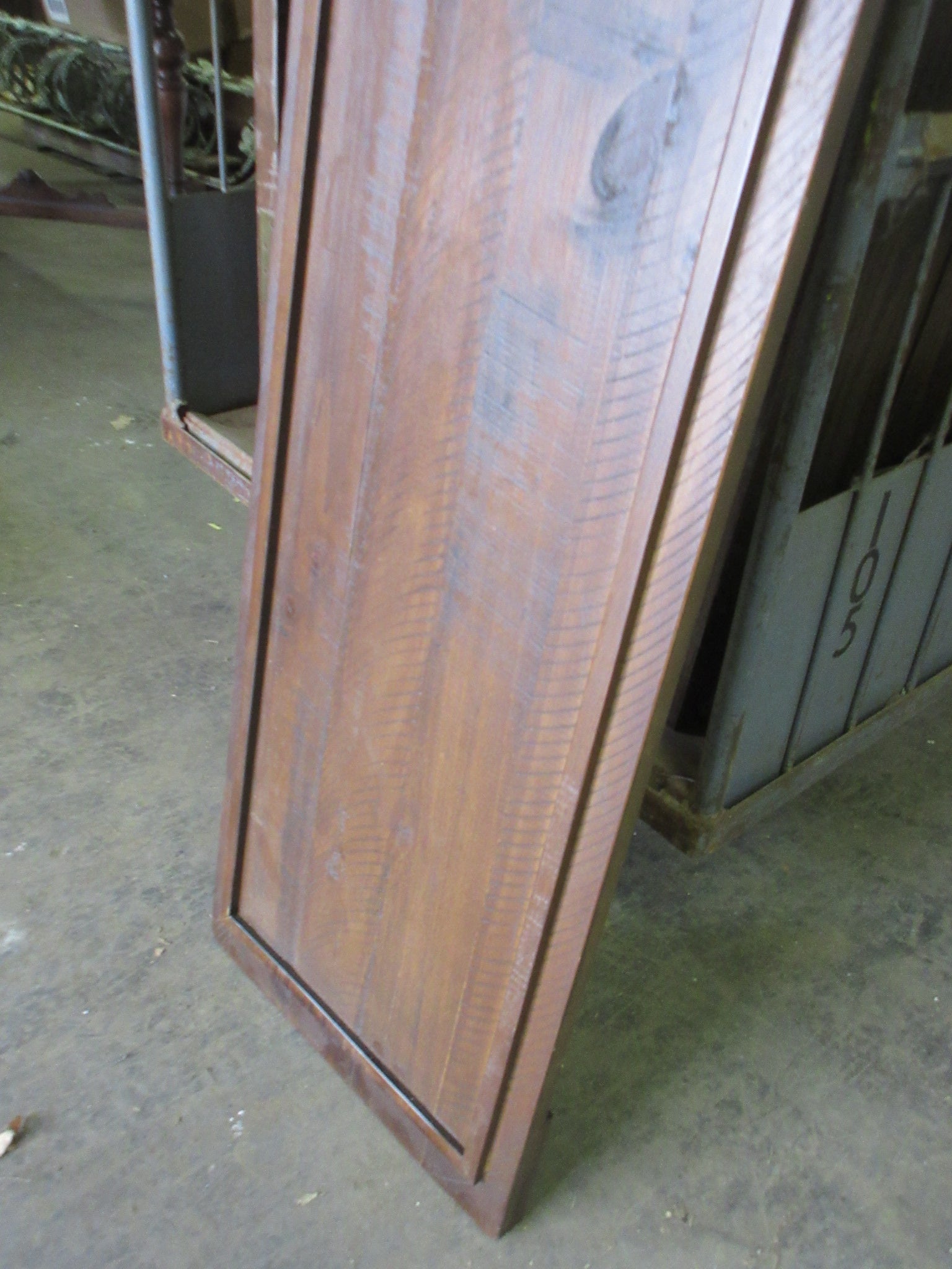 Single Panel Sheet Wood Section