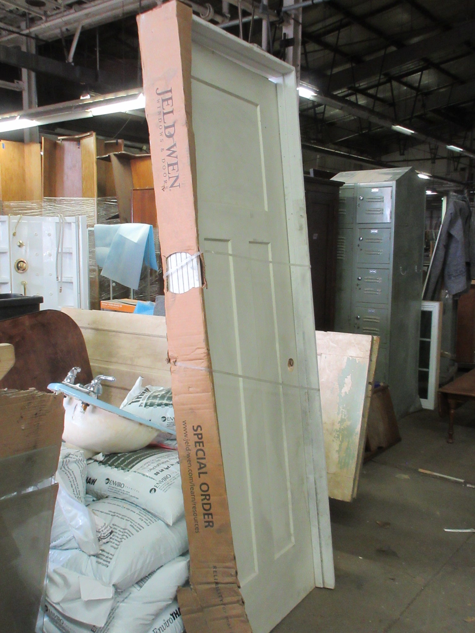 Three Panel Door with Frame