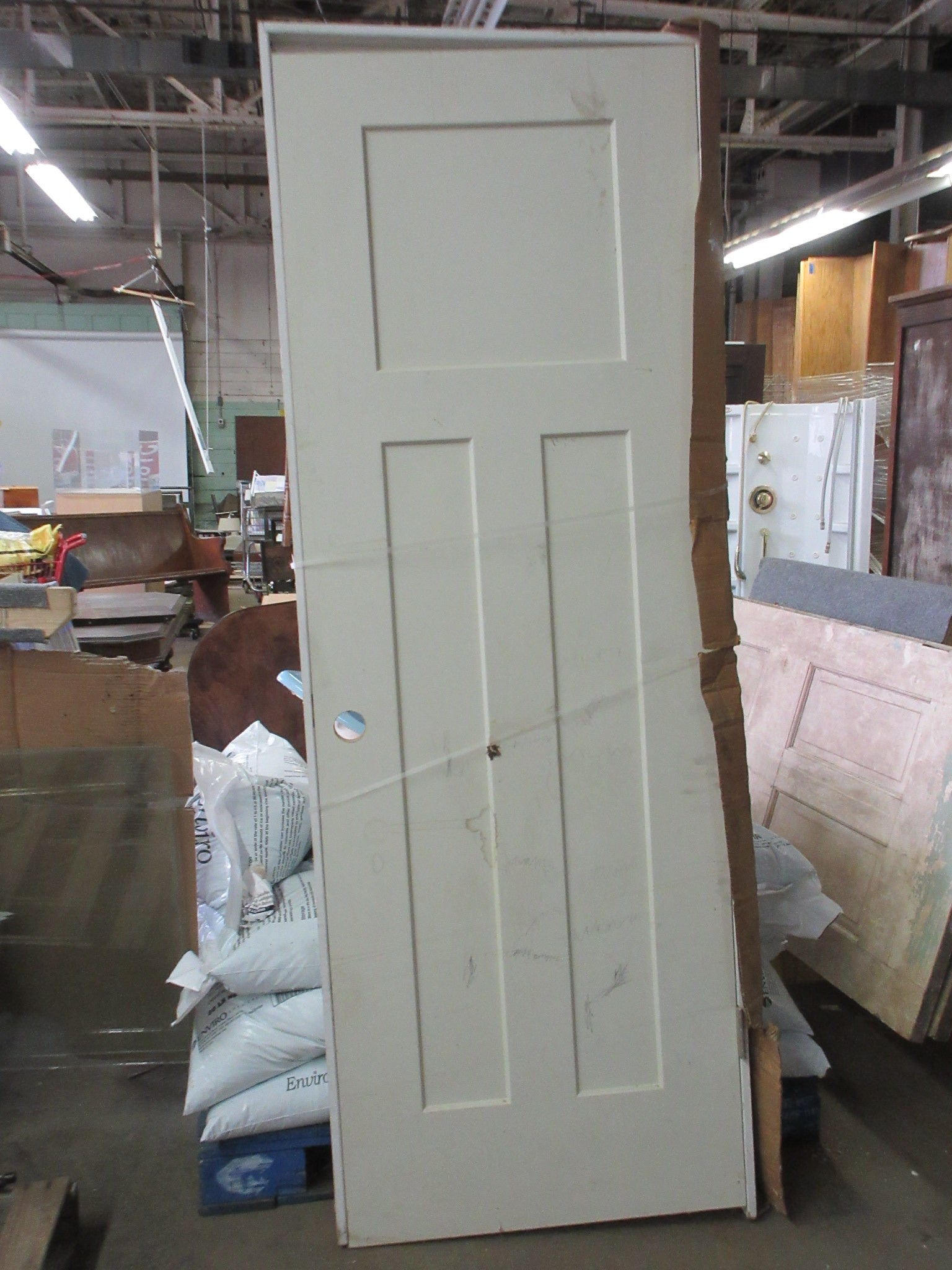 Three Panel Door with Frame