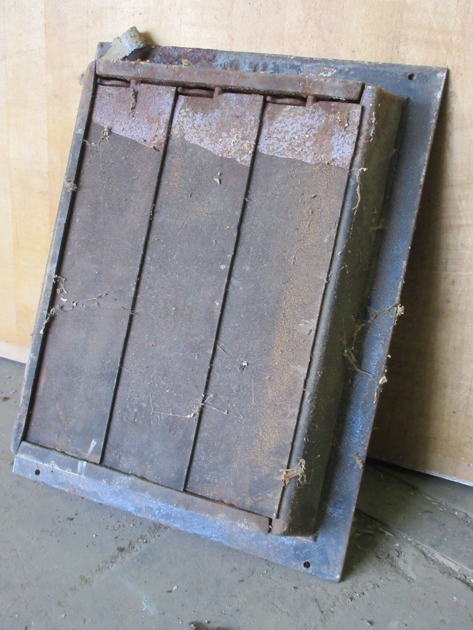 Antique Scroll Register Cover with Damper