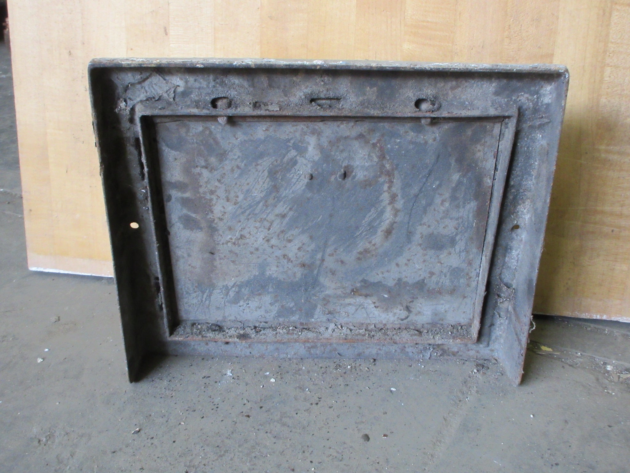 Antique Wall Register Cover with Damper