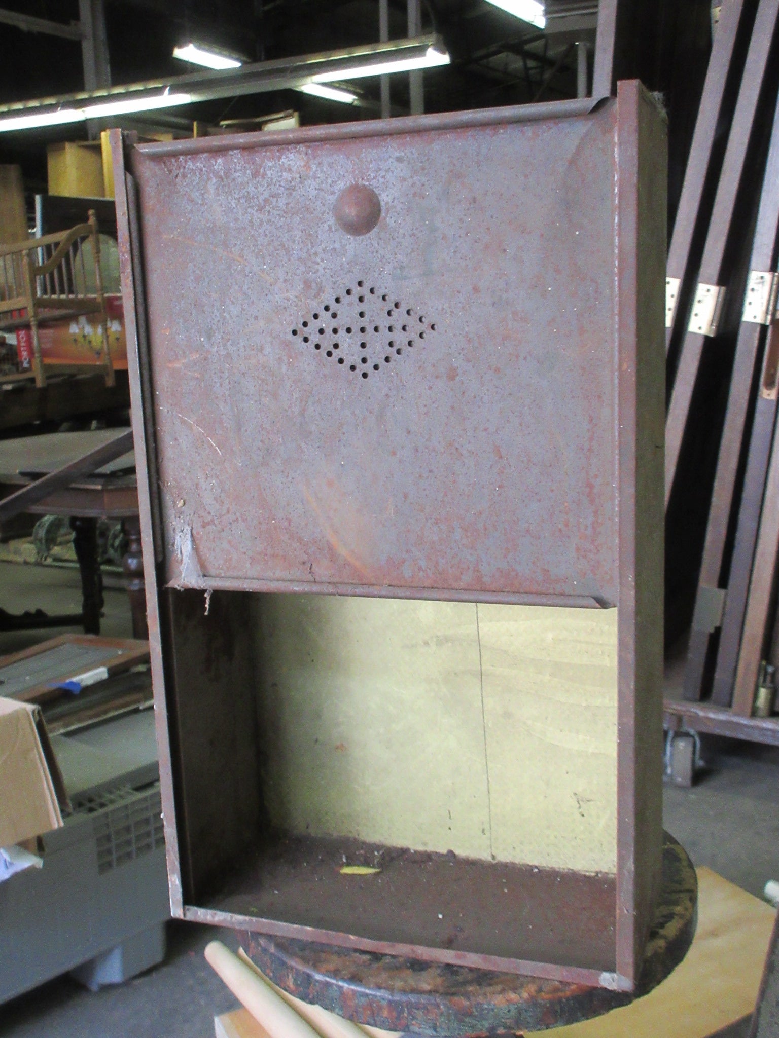 Vintage Metal Bread Box