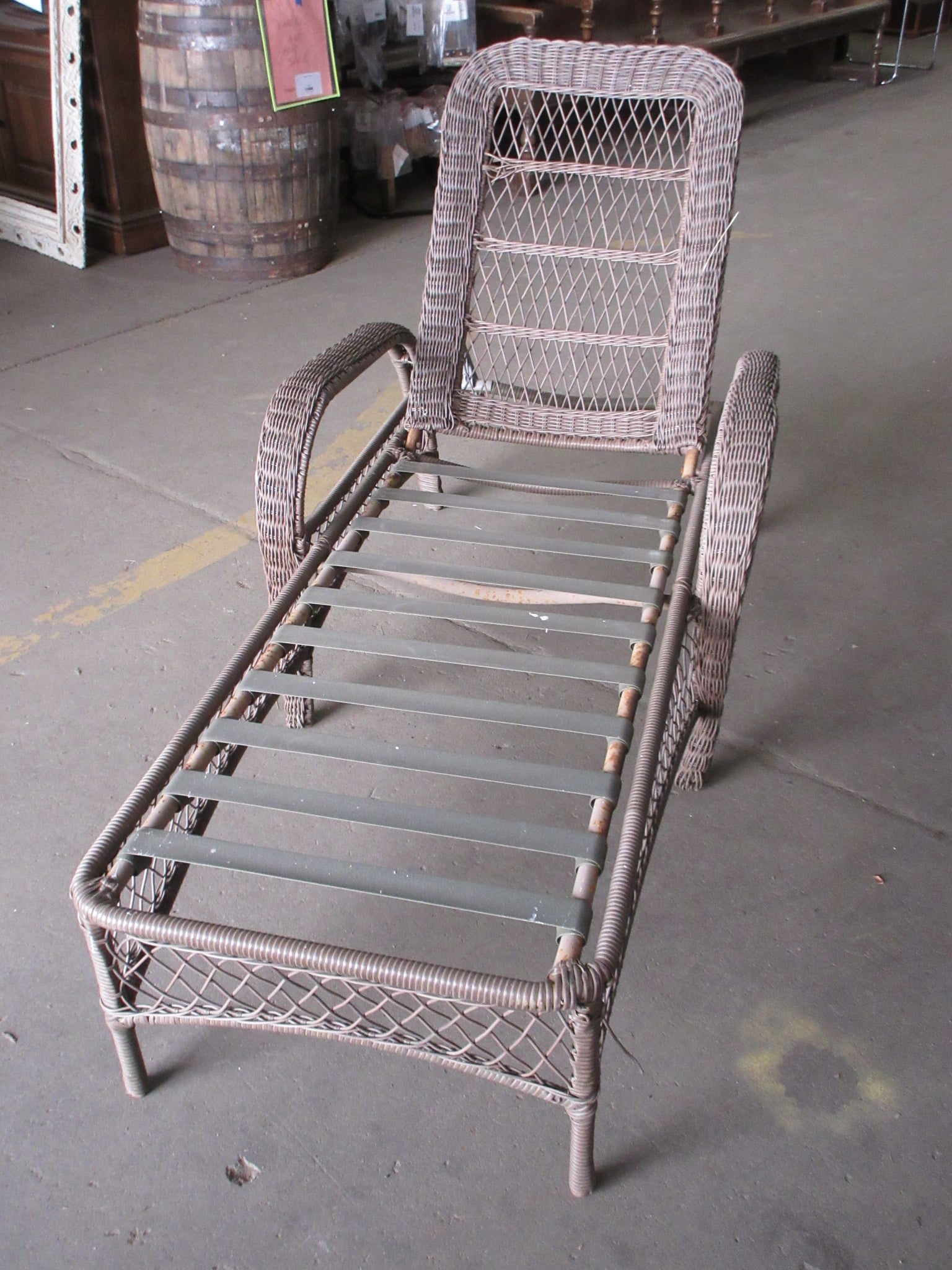 Woven Reclining Patio Chair