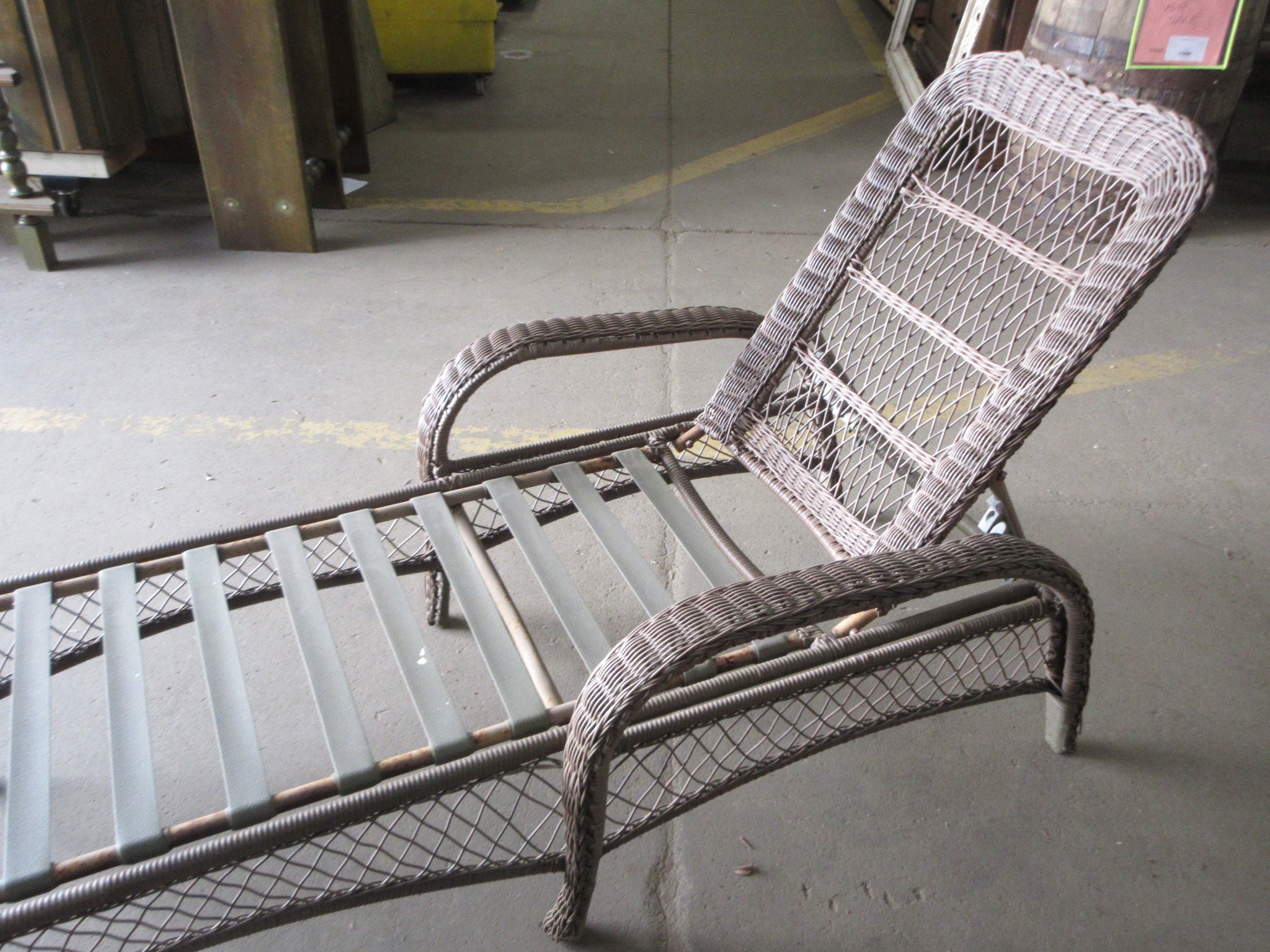 Woven Reclining Patio Chair