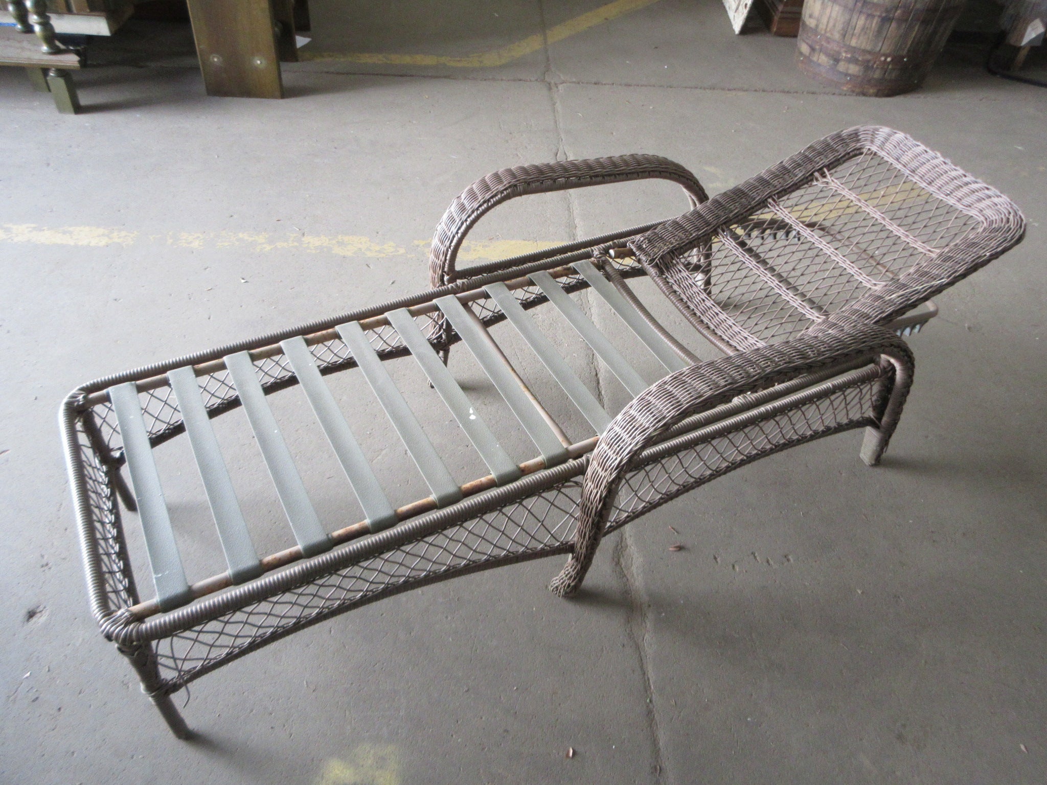 Woven Reclining Patio Chair