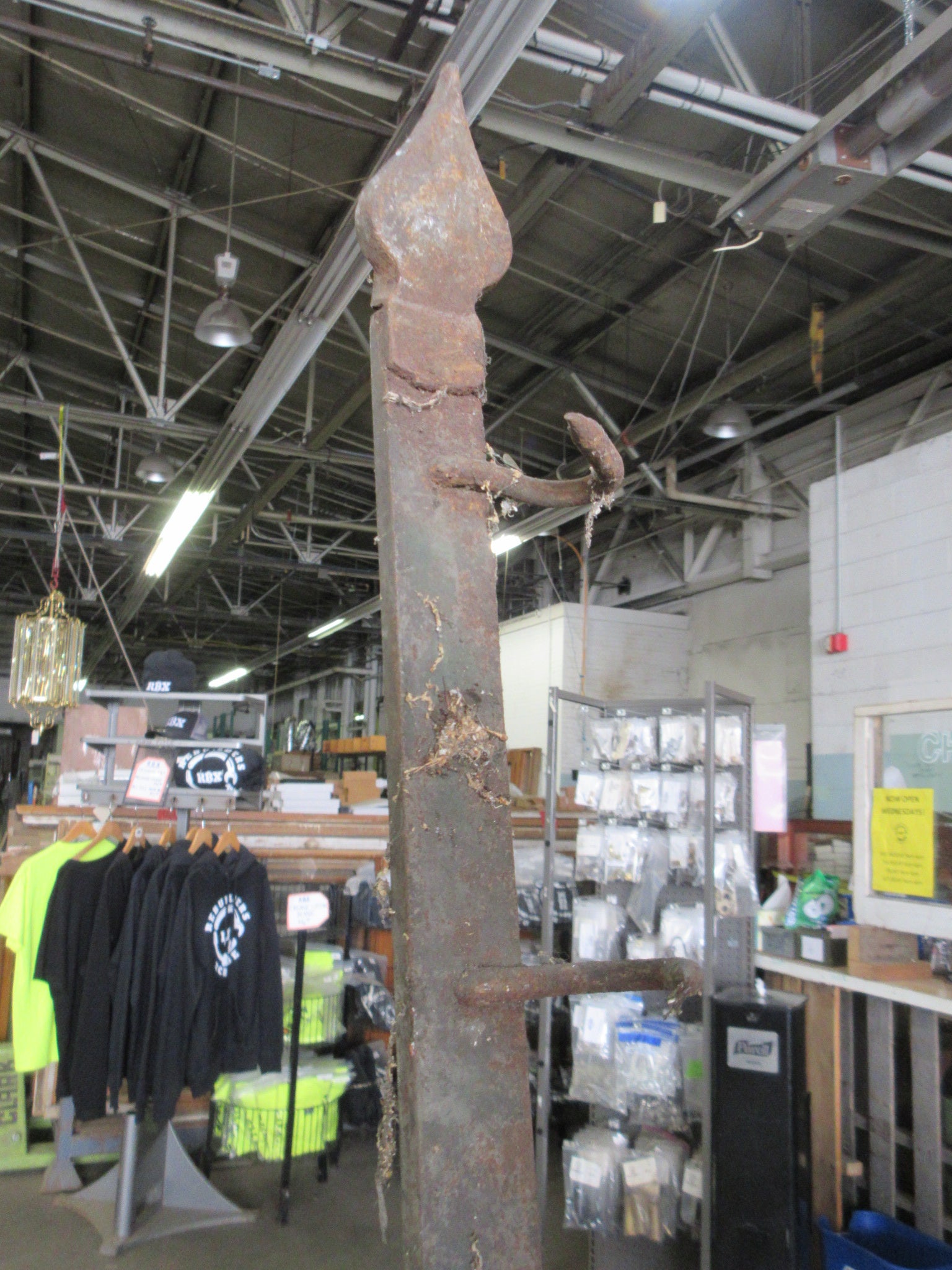 Antique Iron Butcher's Shop Rack