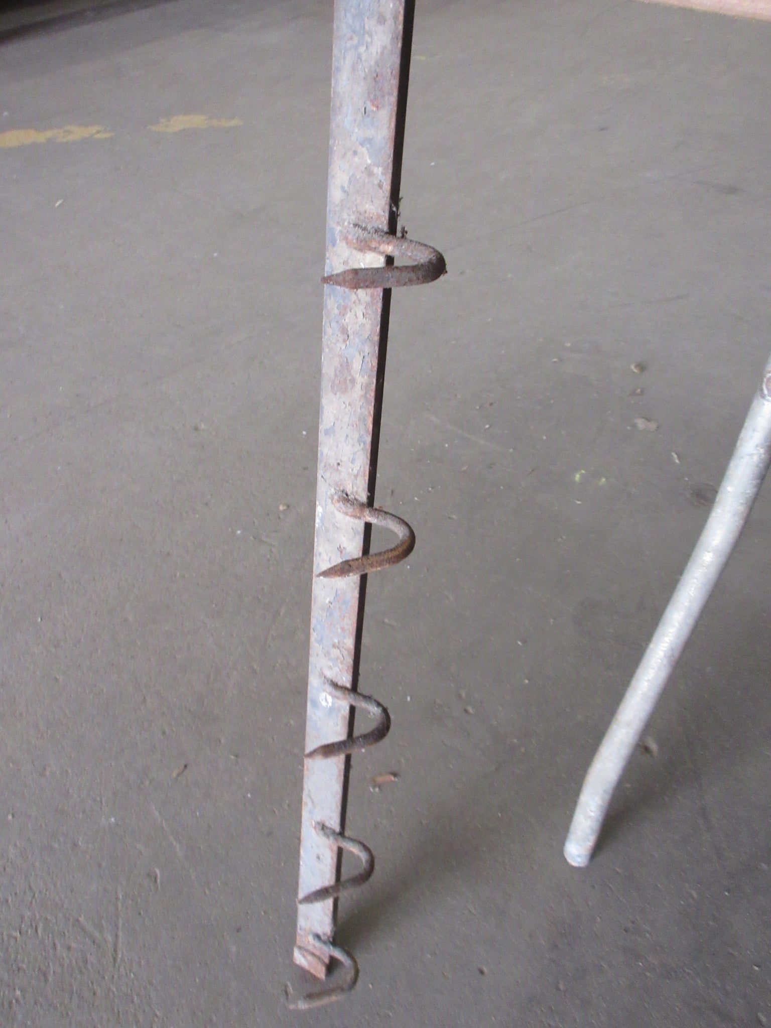 Antique Iron Butcher's Shop Rack