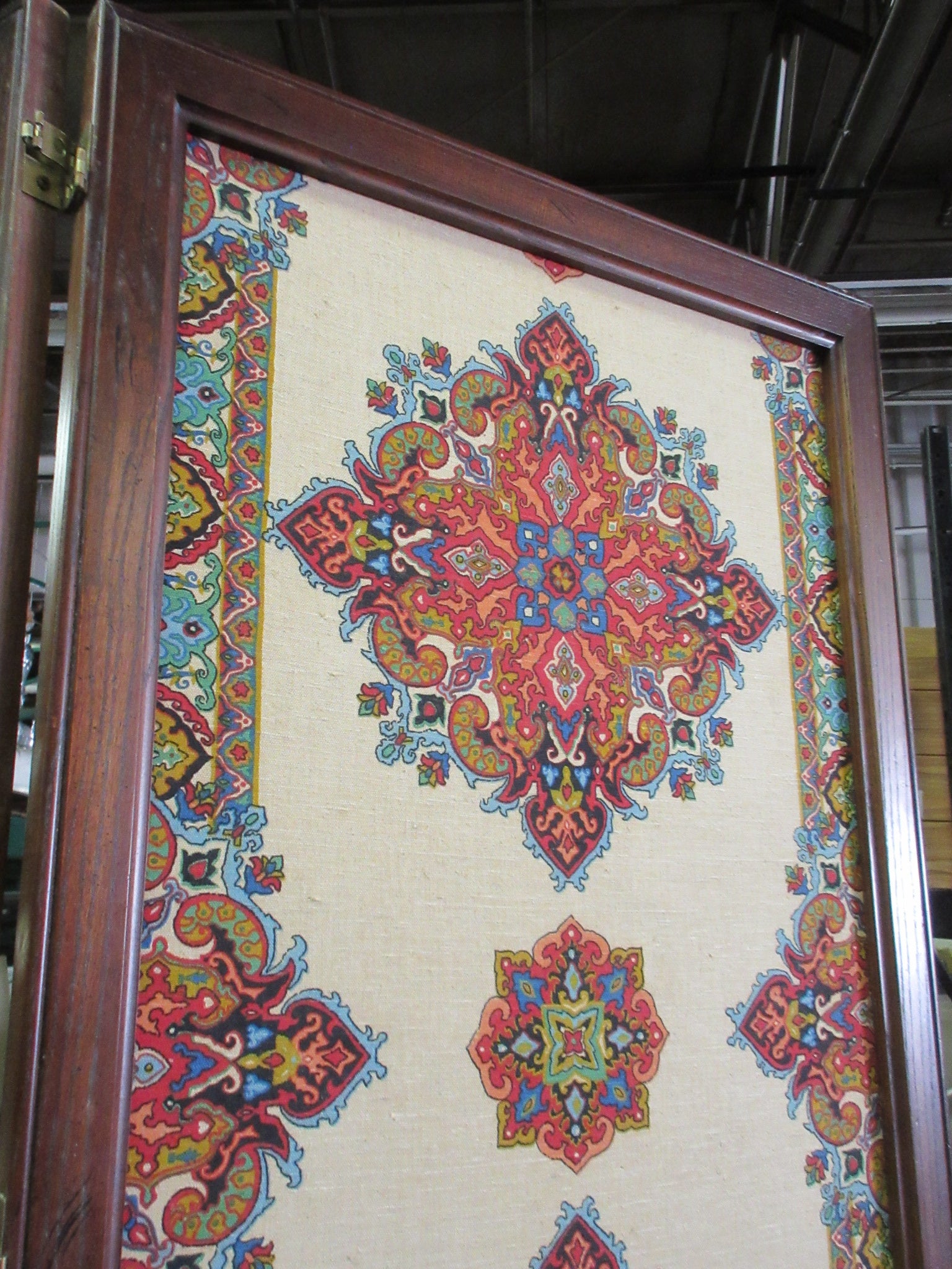 Two Panel Upholstered Room Divider