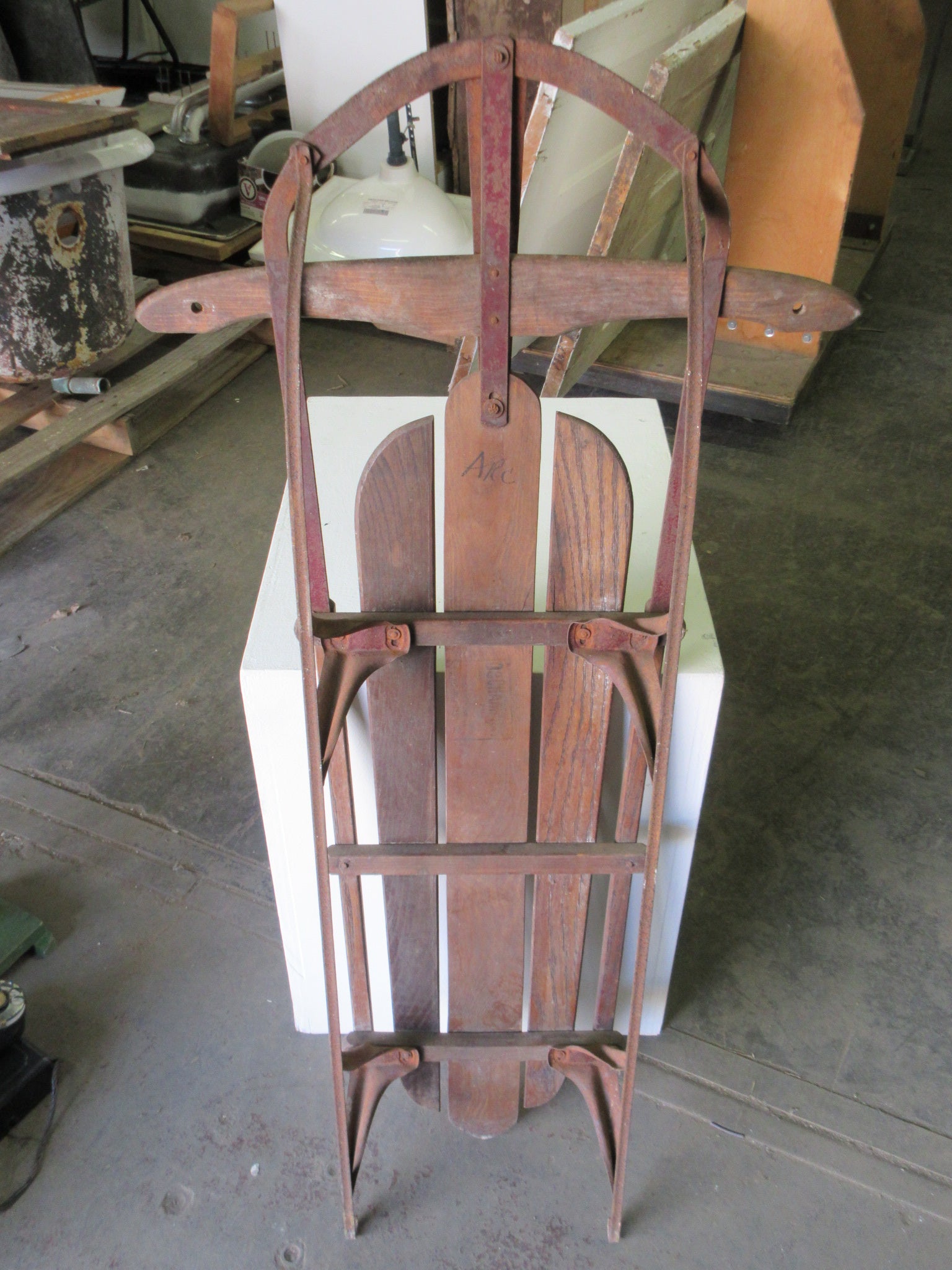 Vintage Wood Sled