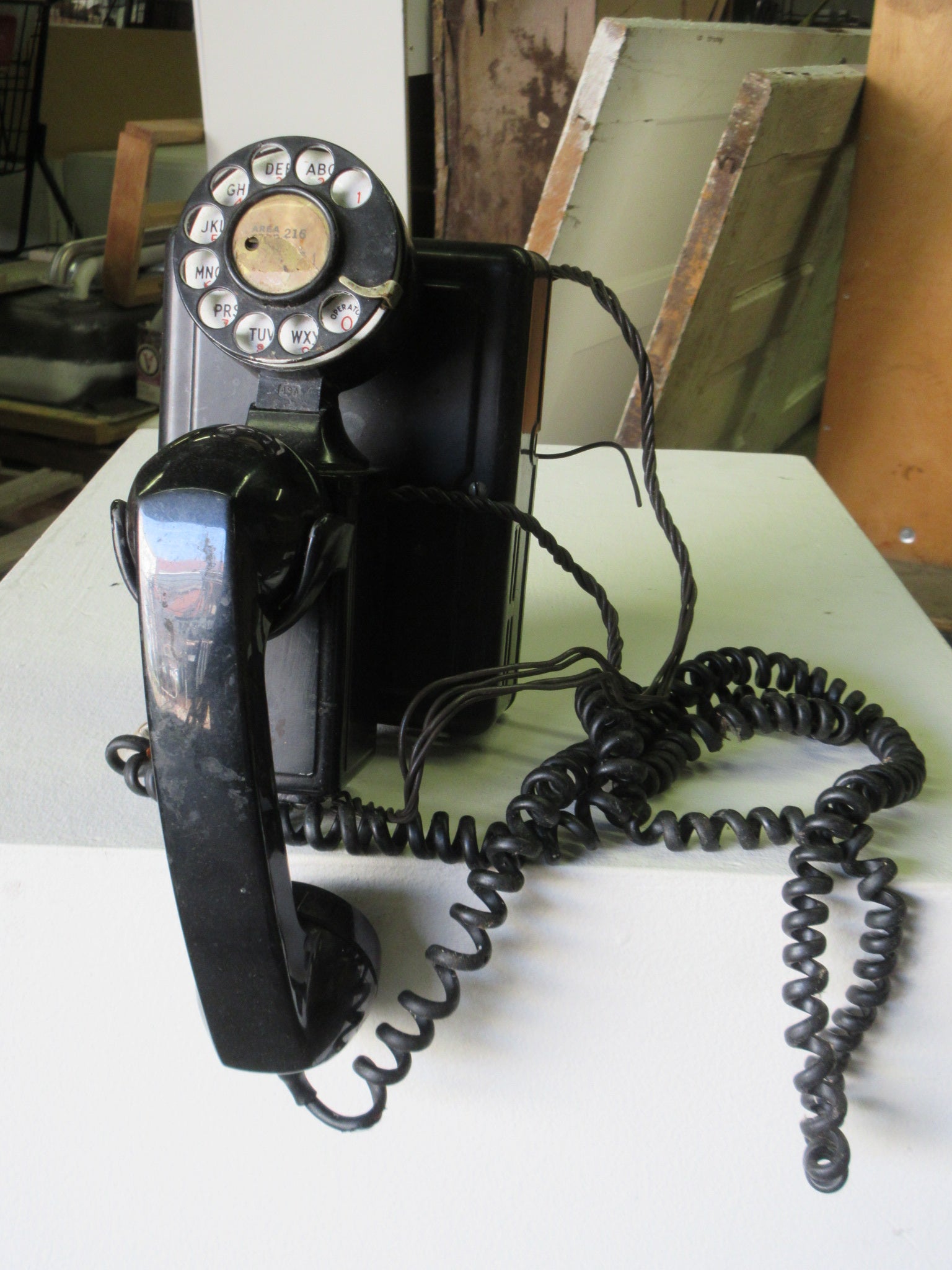 Vintage Western Electric Rotary Wall Mount Phone