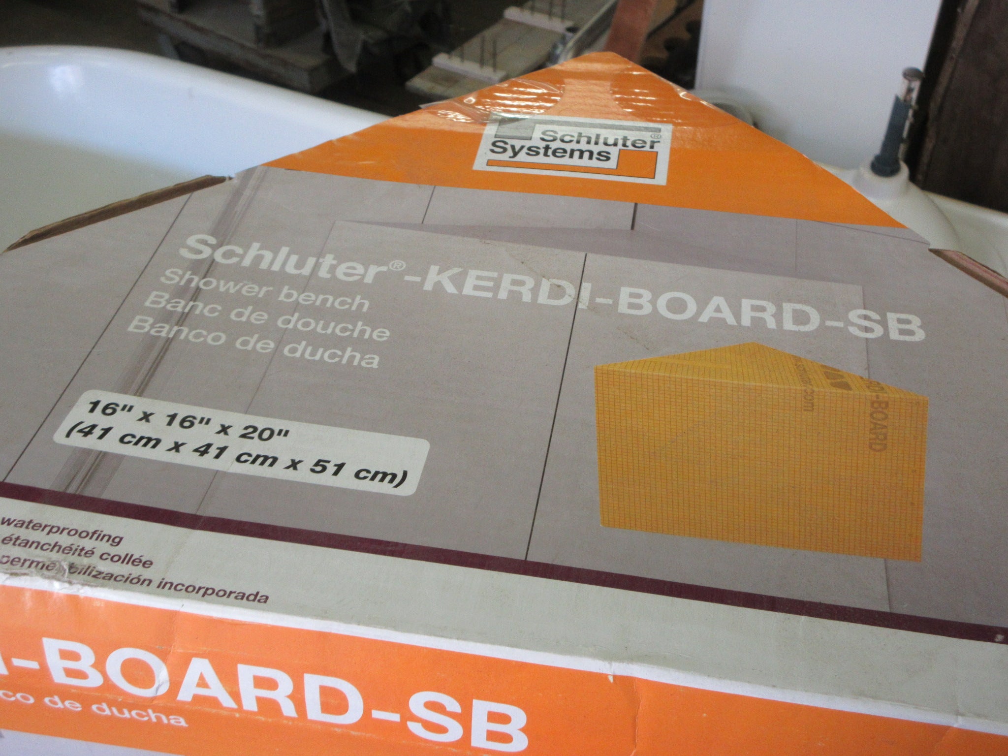 Schluter Kerdi Board Shower Corner Bench