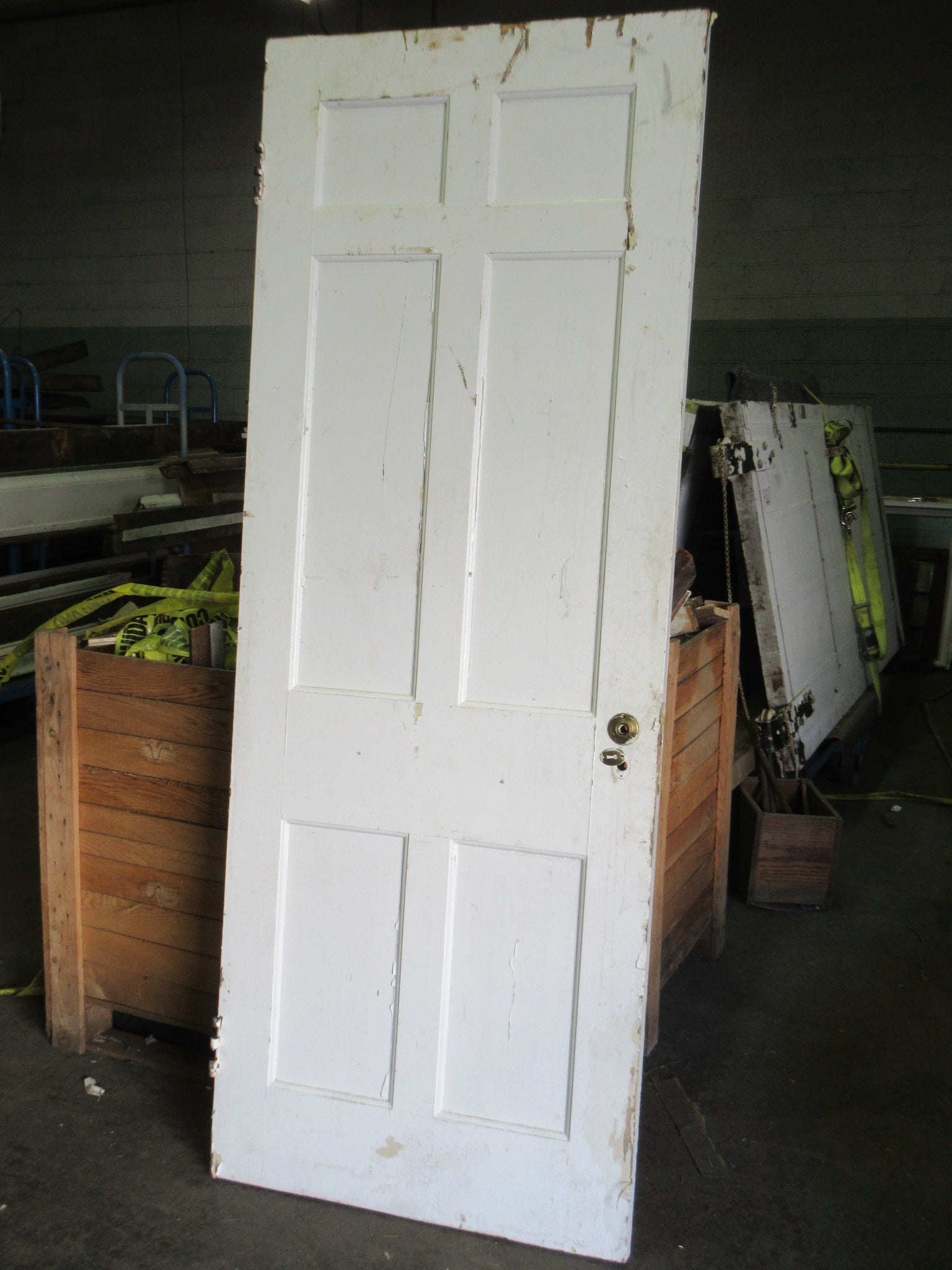 Six Panel Door with Hardware