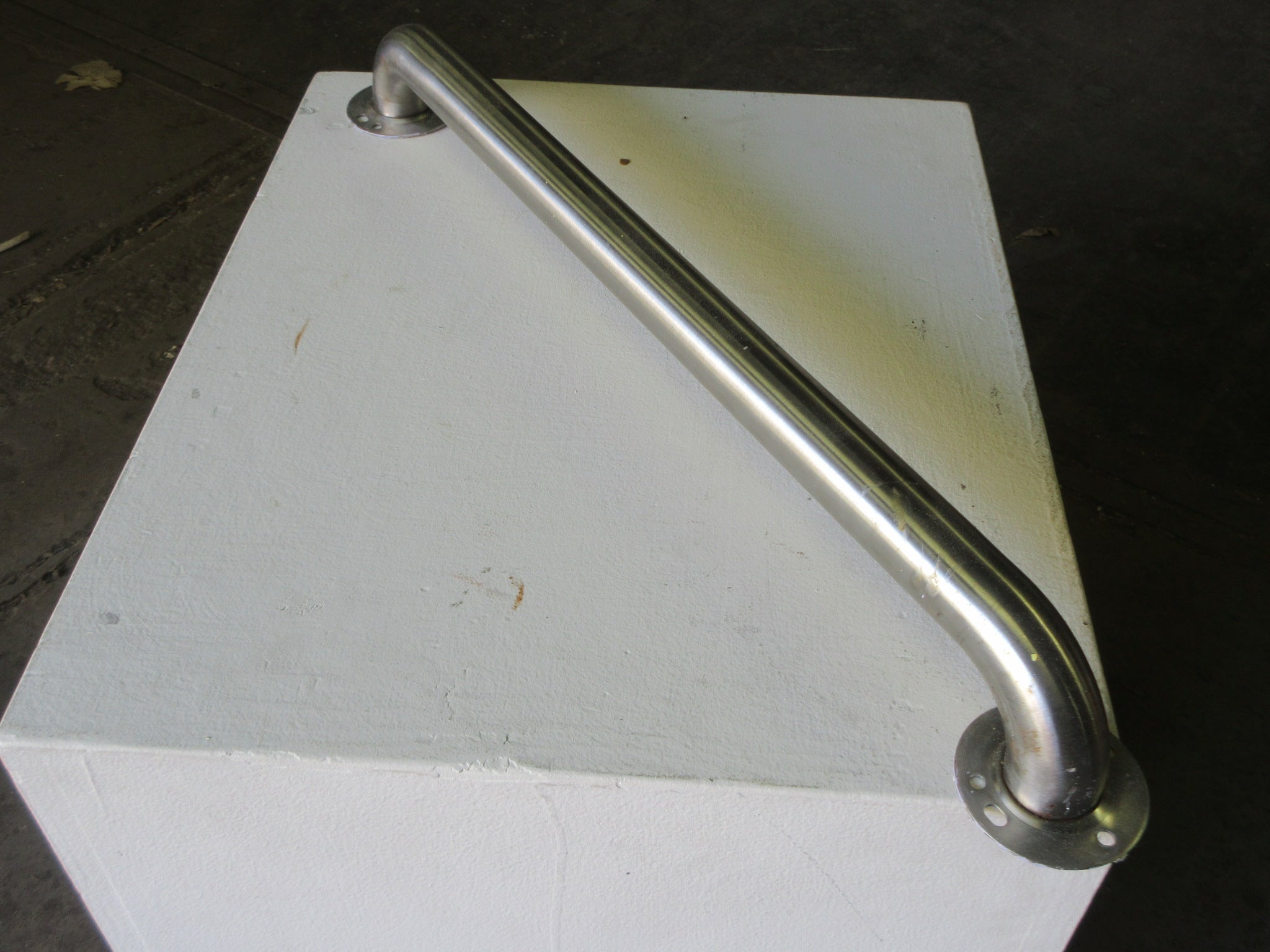 Bath Grab Bar with Brushed Nickel Finish