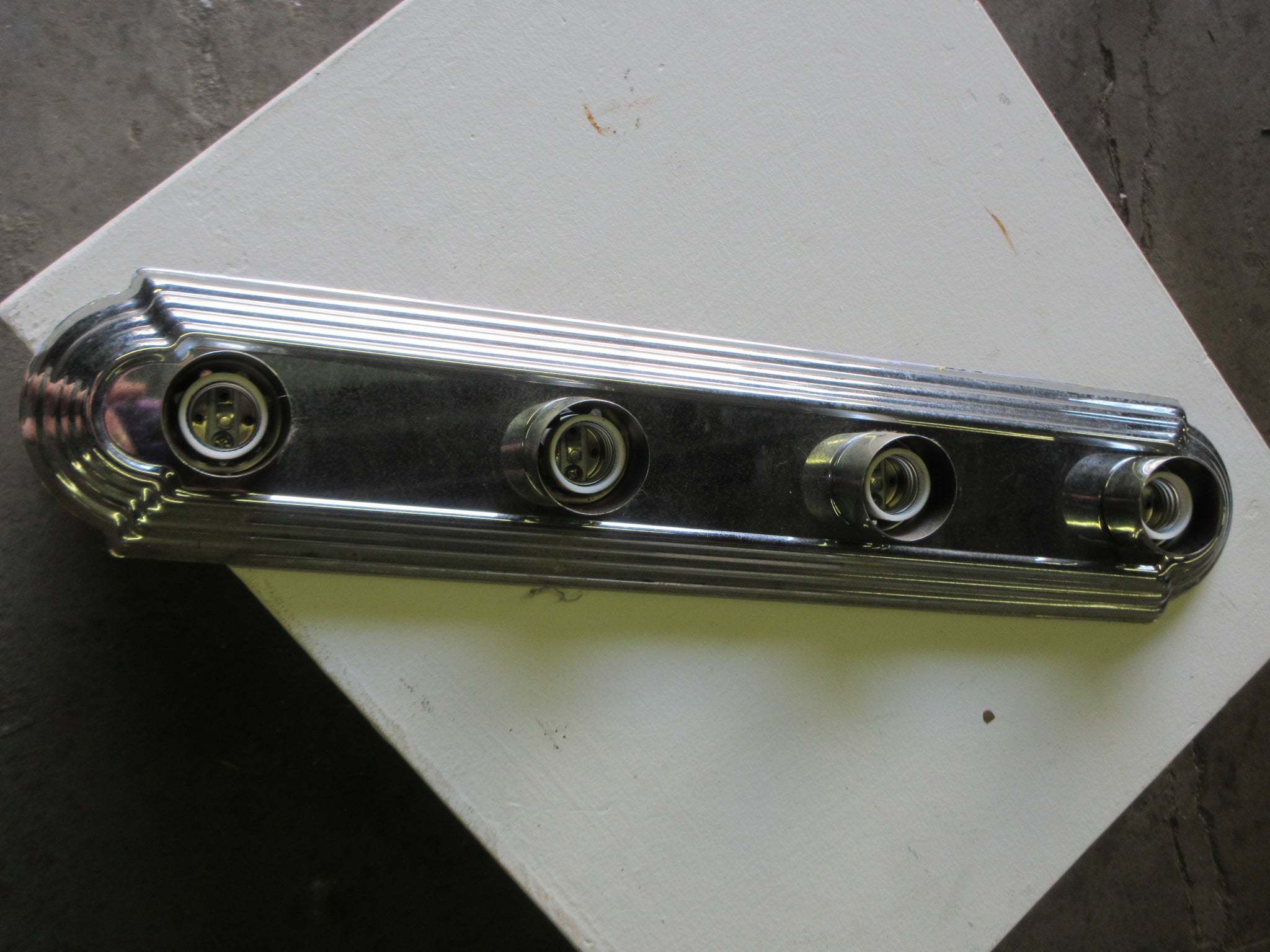 Four Light Bar Fixture with Chrome Finish