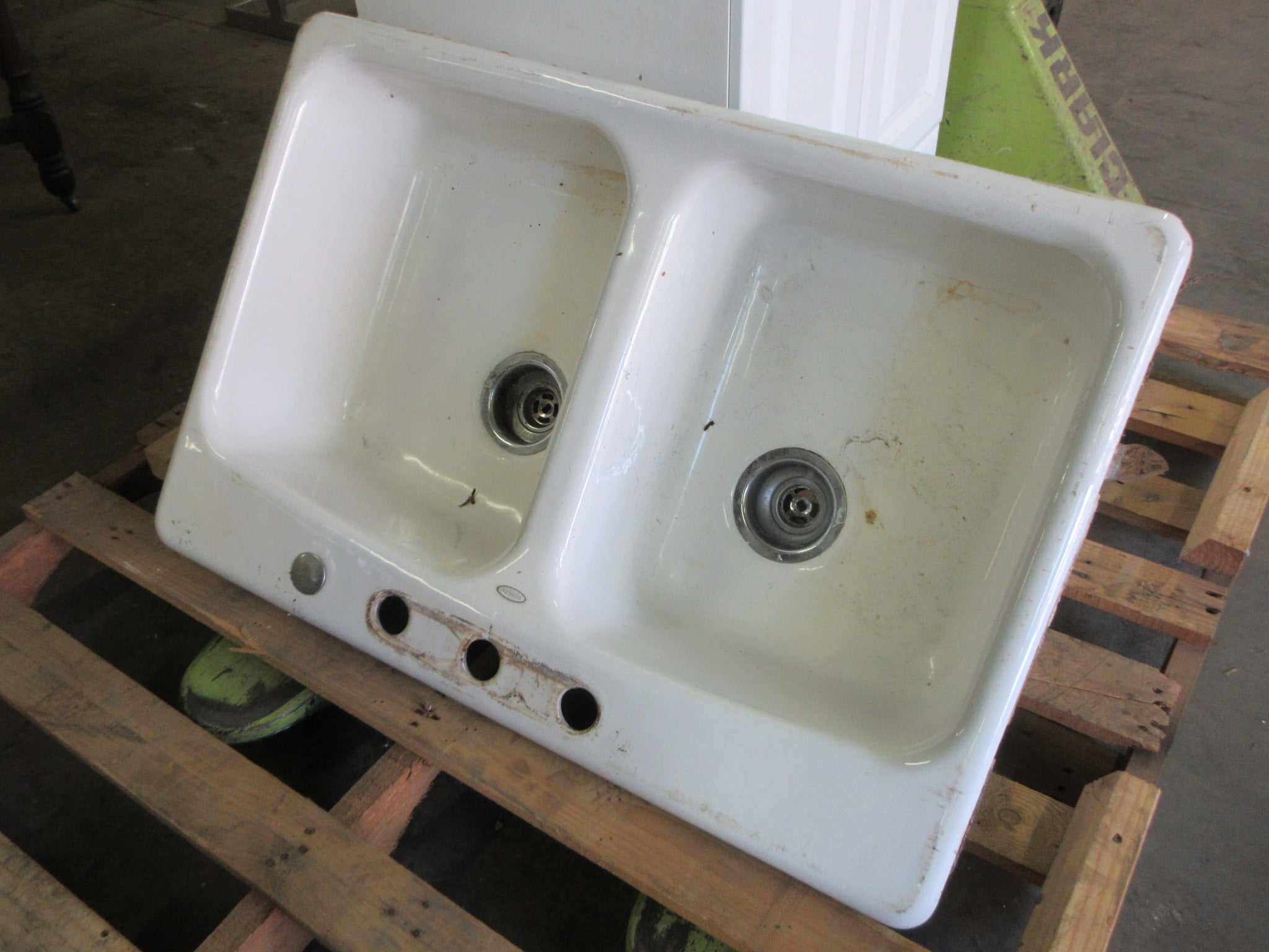 Double Basin Cast Iron Sink