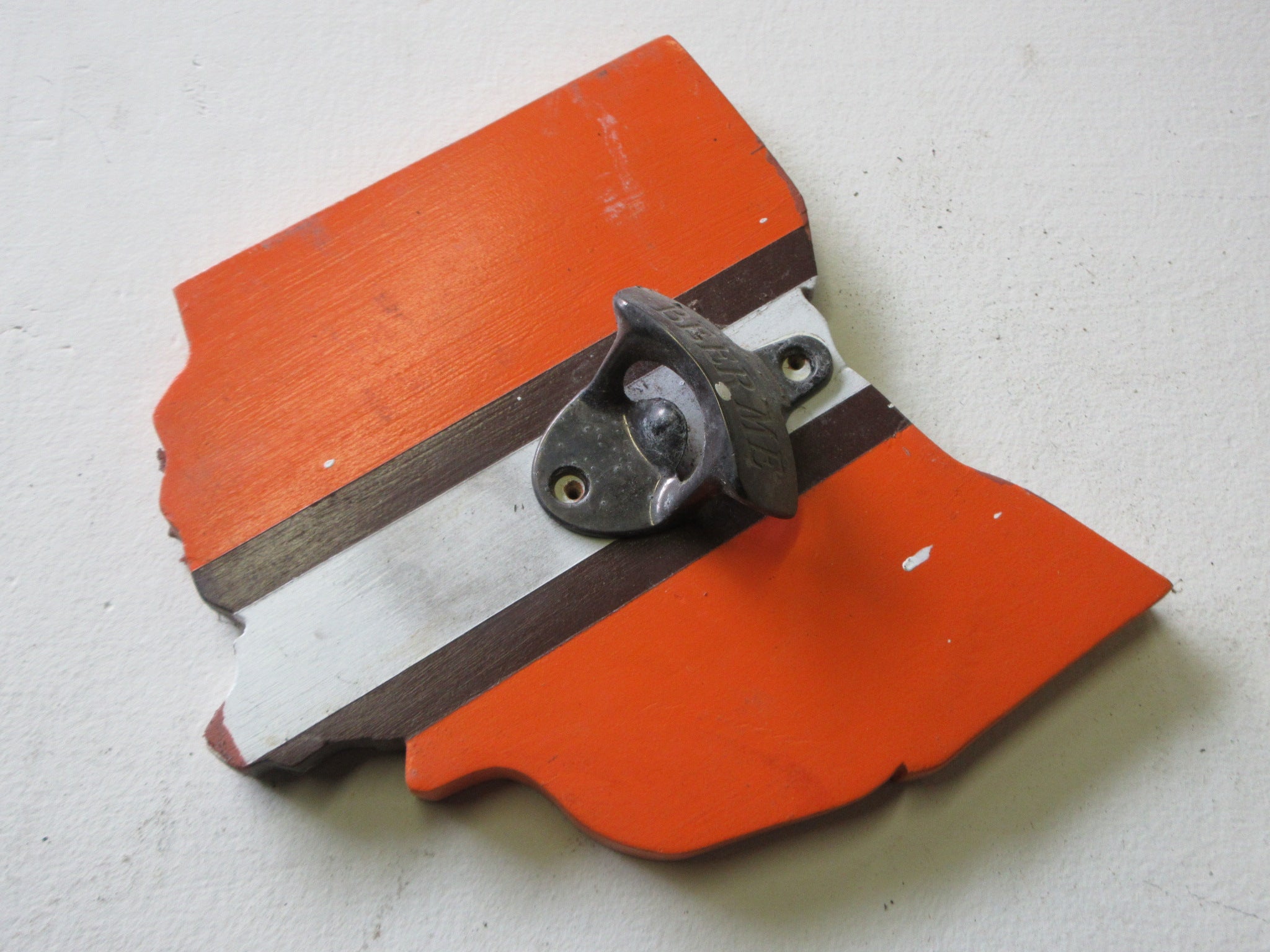 Cleveland Browns Ohio Wall Mount Bottle Opener