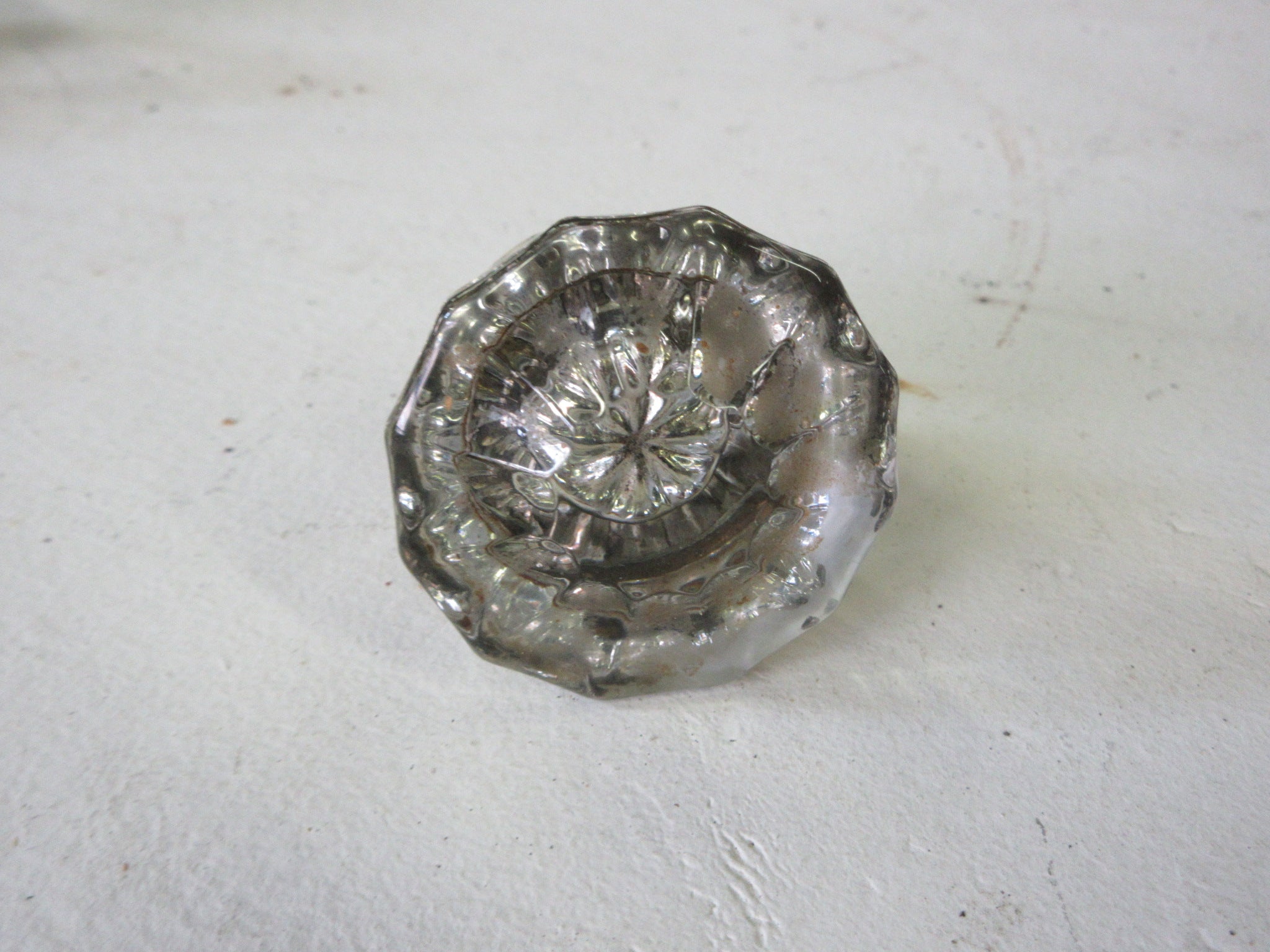 Vintage Faceted Crystal Door Knob