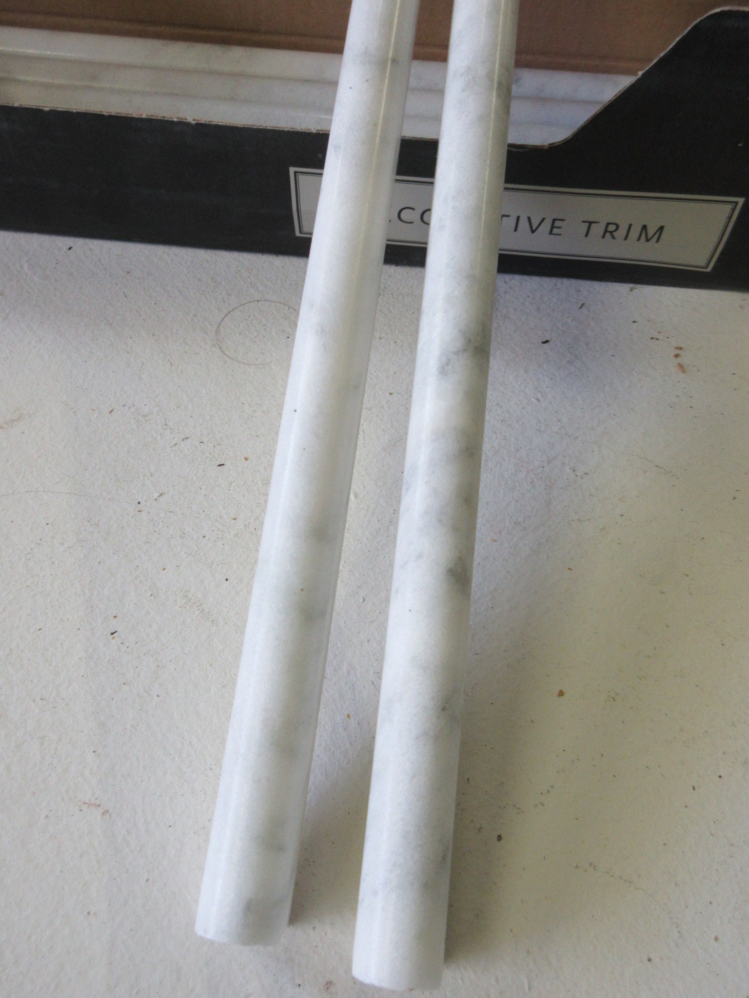 5' Polished Pencil Stone Trim (5 pieces)