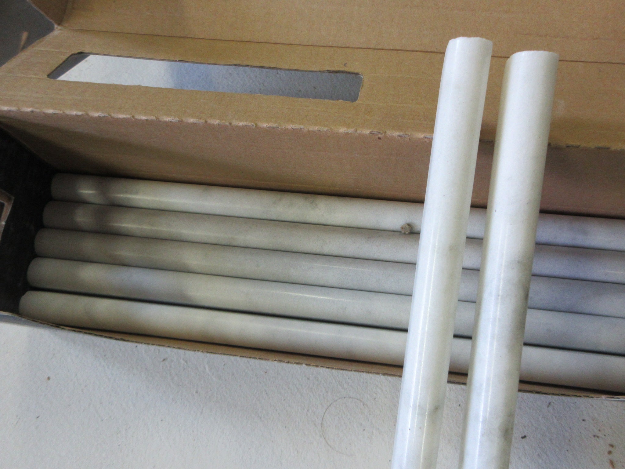 5' Polished Pencil Stone Trim (5 pieces)