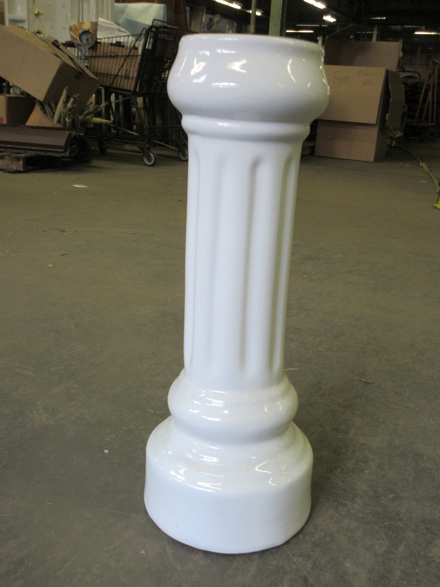 Ceramic Sink Column Pedestal Base (no sink)