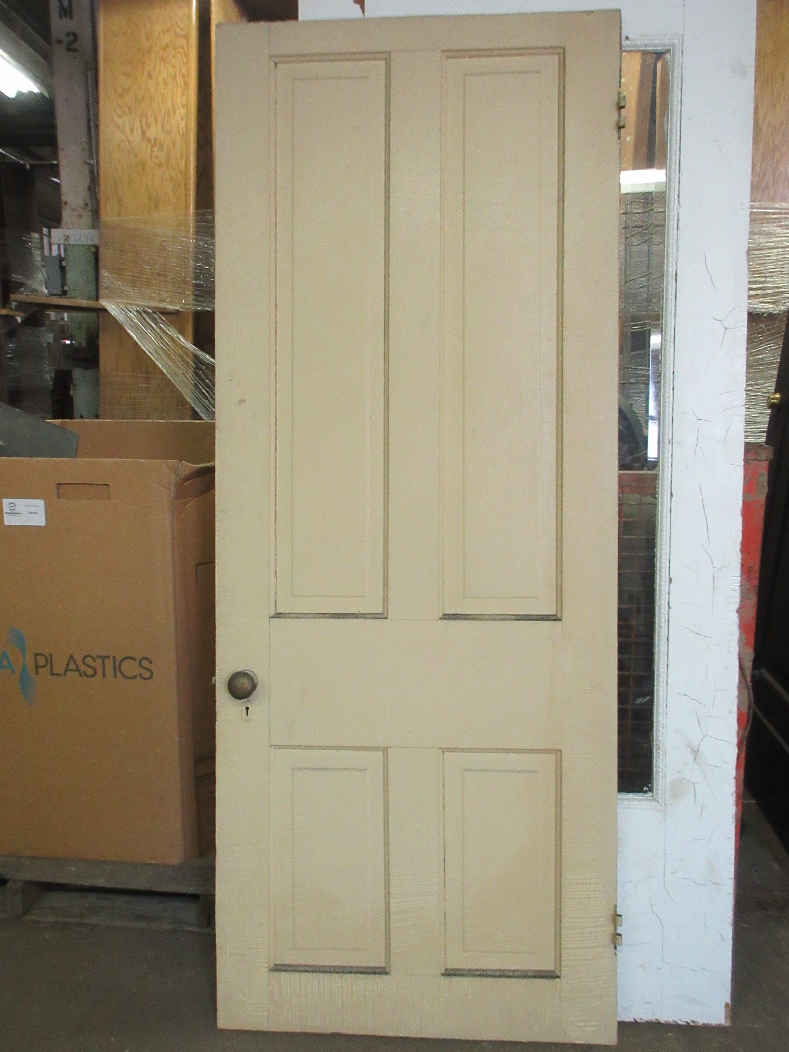 Antique Four Panel Interior Door