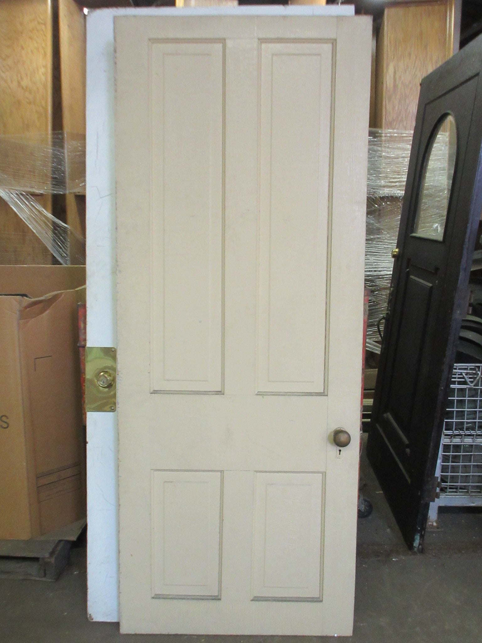 Antique Four Panel Interior Door