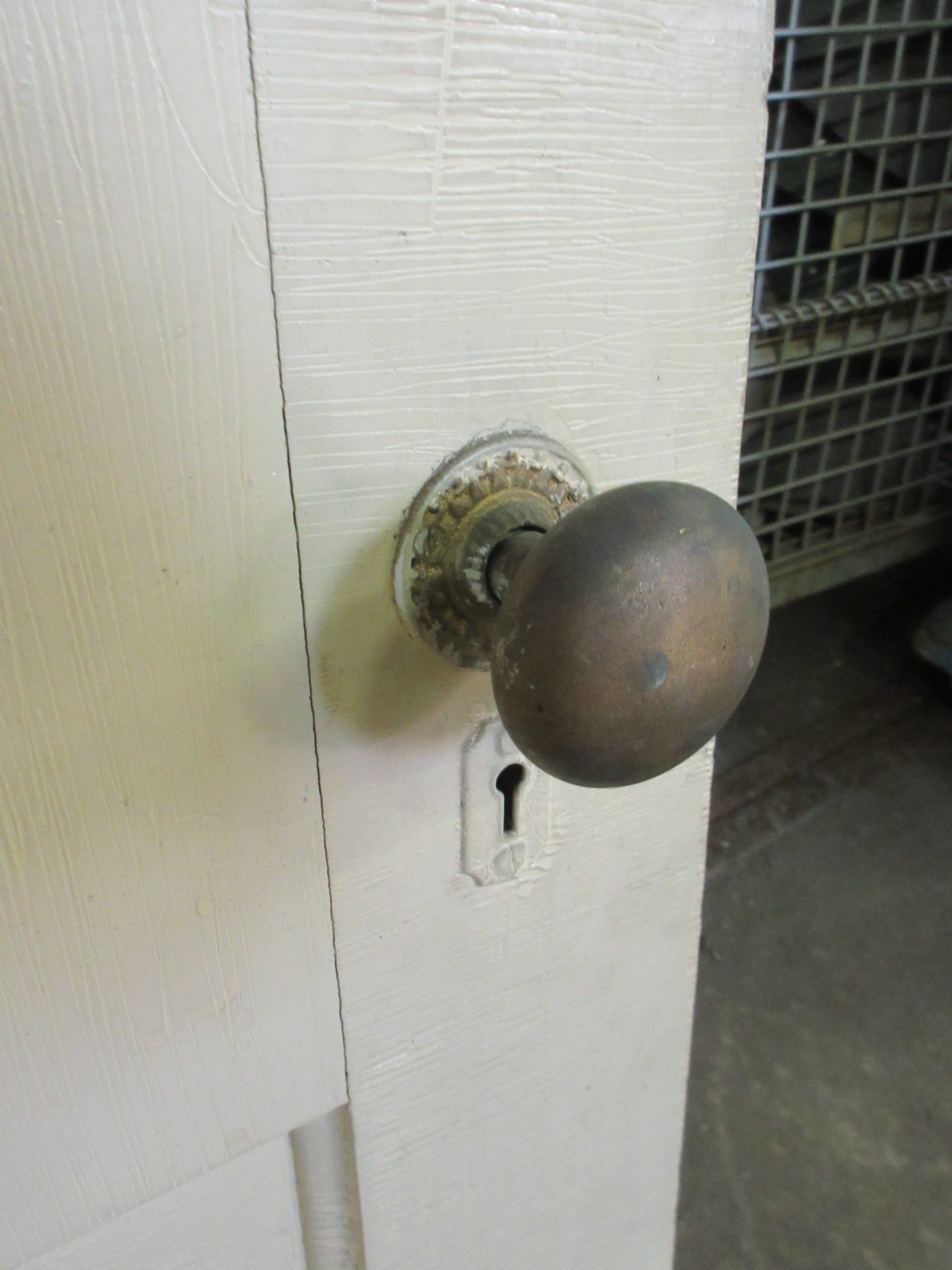 Antique Four Panel Interior Door