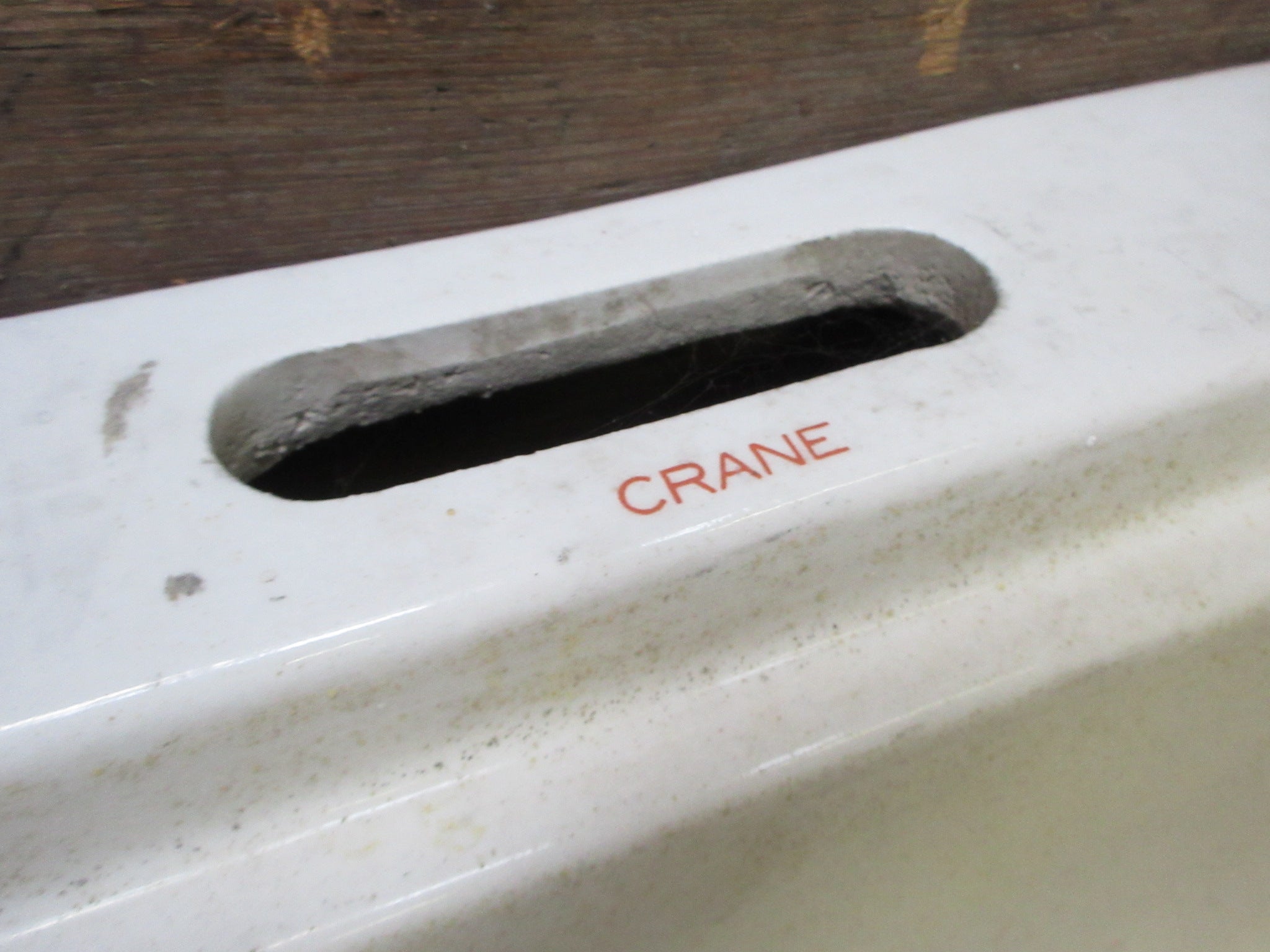 Vintage Ceramic Crane Wall Mount Sink