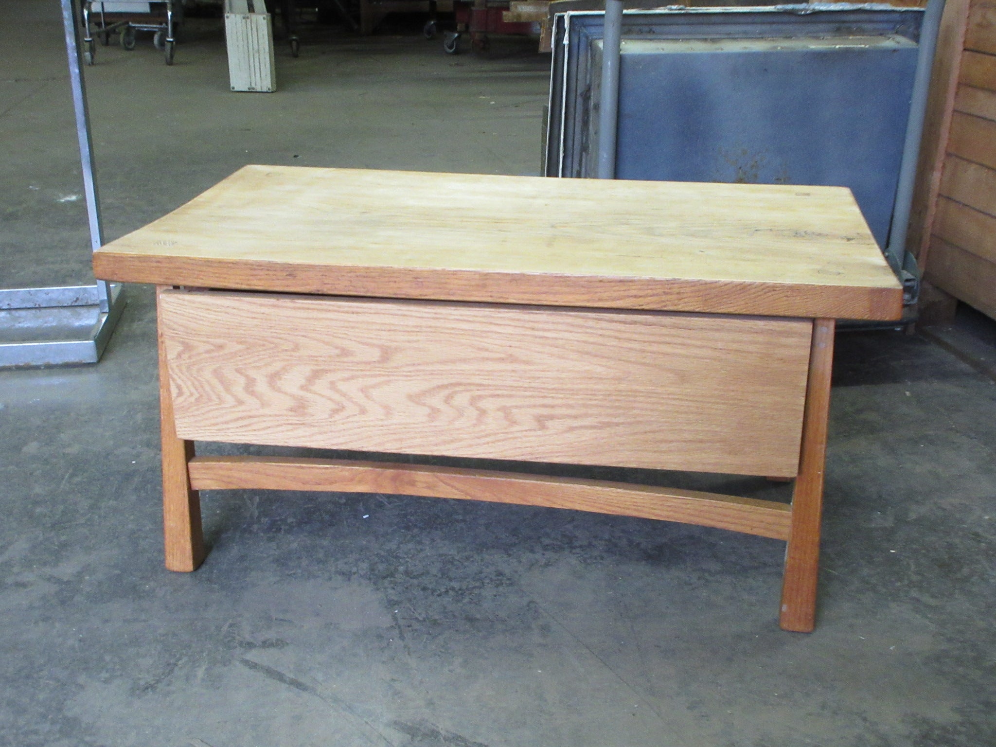 Solid Wood Table with Drawer