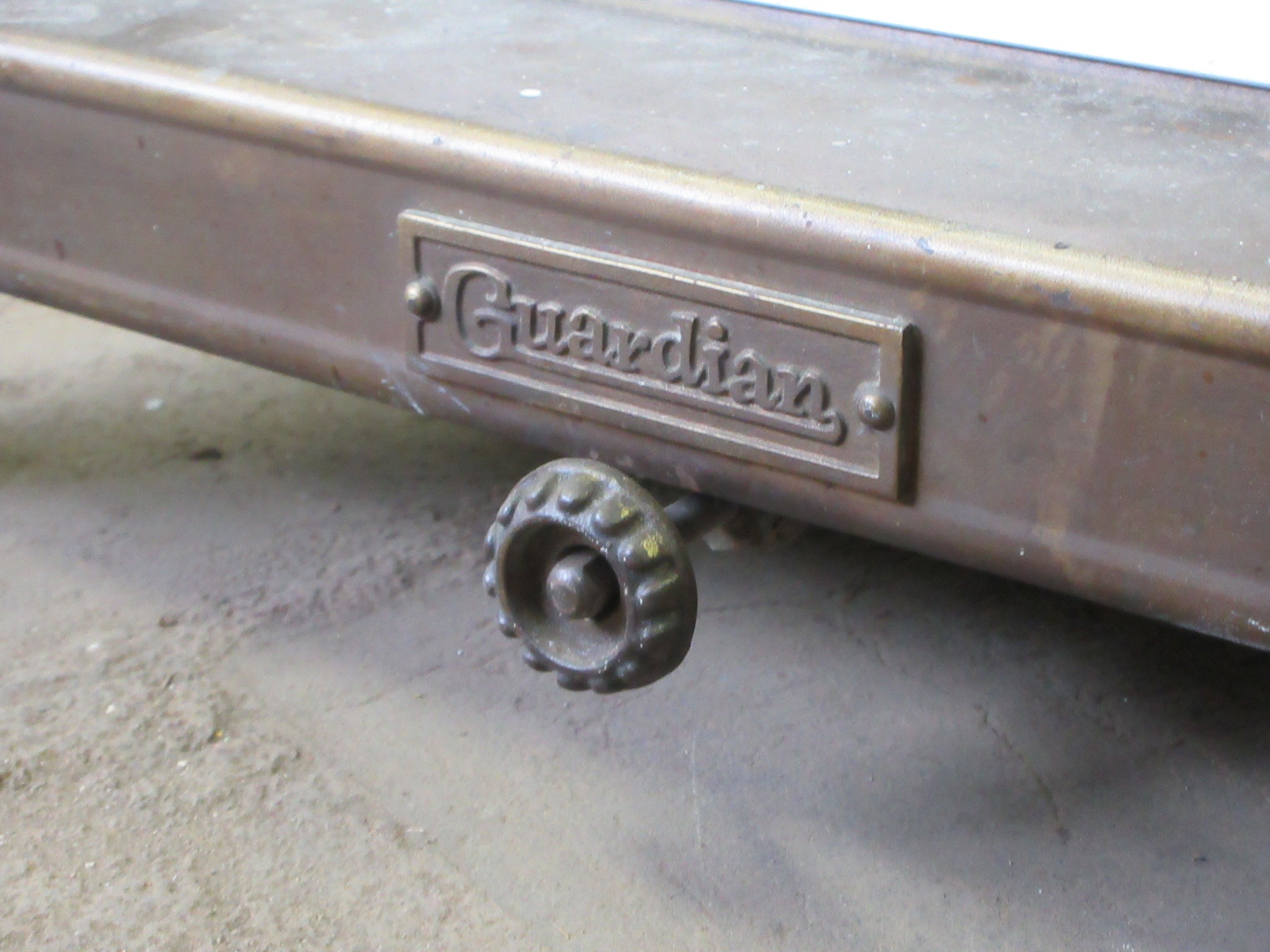 Vintage Guardian Gas Co. Fireplace Insert
