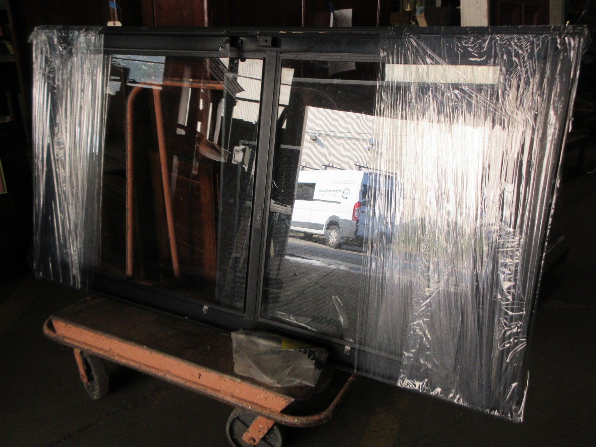 Large Storm Door with Screens 43"