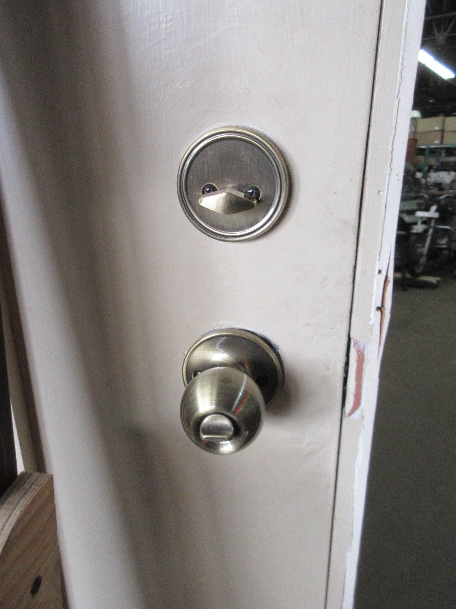 Decorative Contrasting Trim Entry Door with Frame
