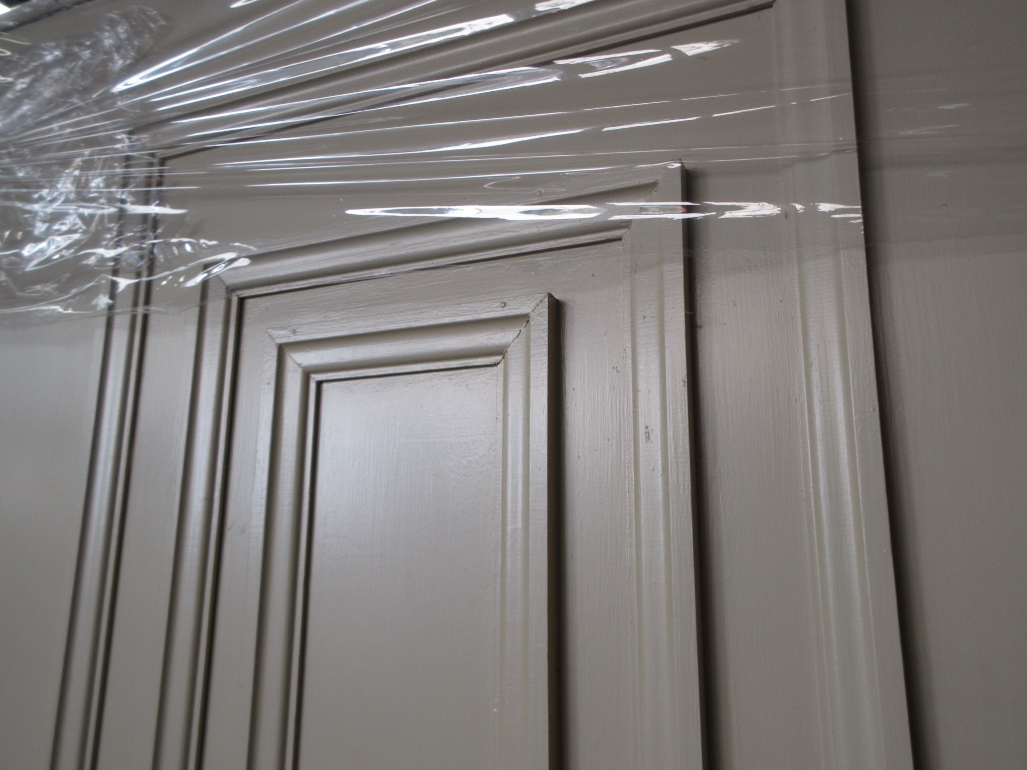 Decorative Contrasting Trim Entry Door with Frame