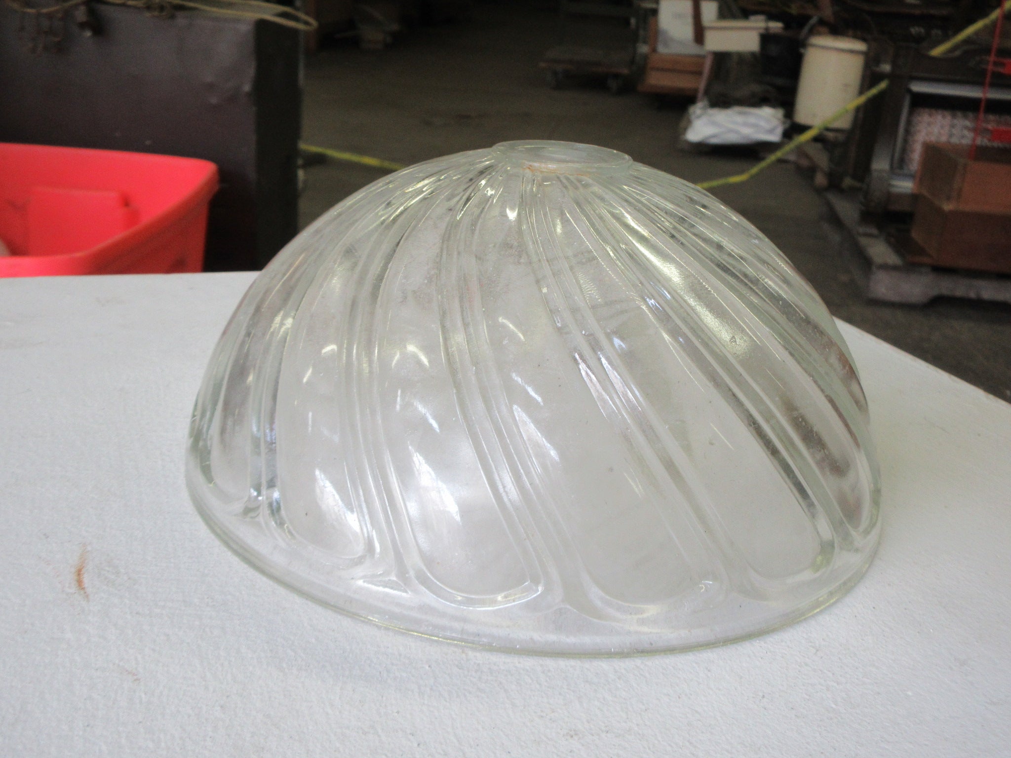 Swirl Etched Dome Shade